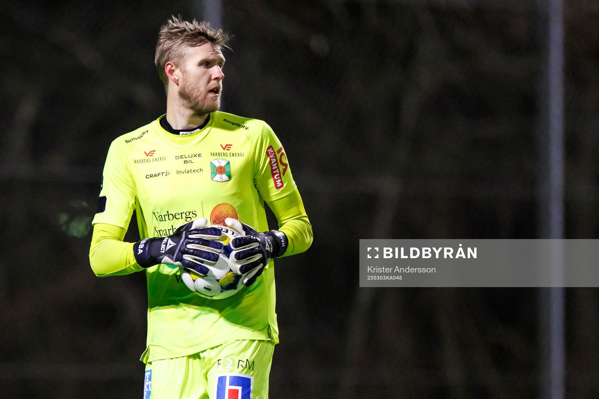 Varbergs målvakt Fredrik Andersson