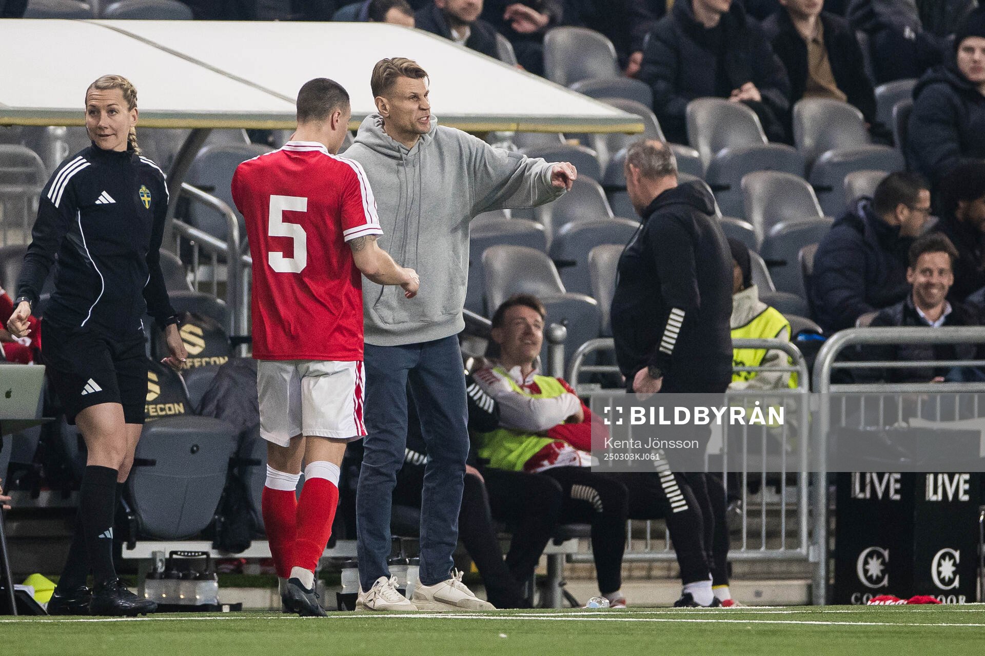 Kalmars tränare Toni Koskela och Melker Hallberg