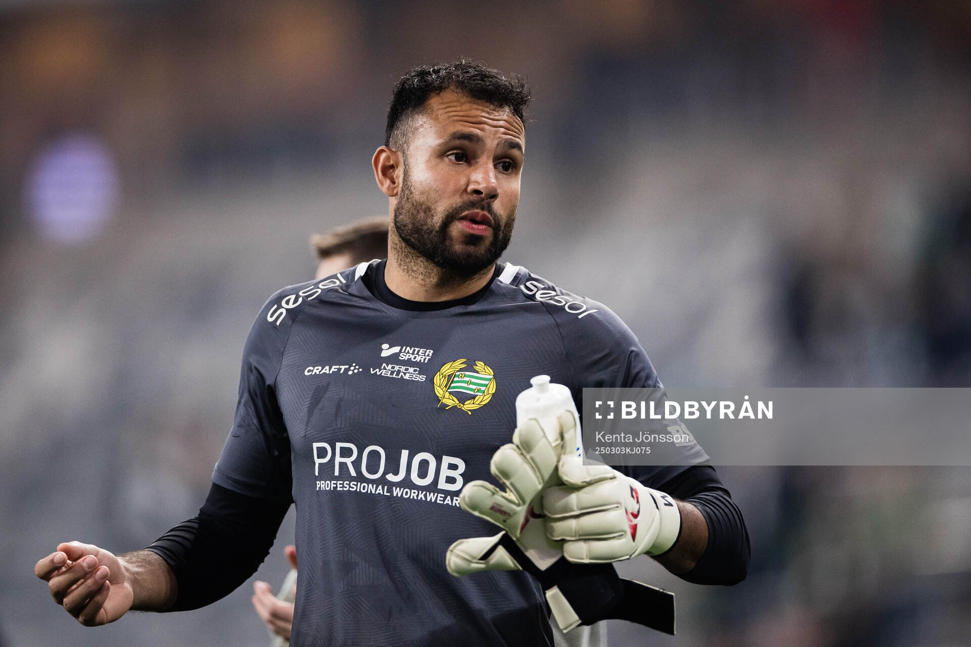 Hammarbys målvakt Warner Hahn