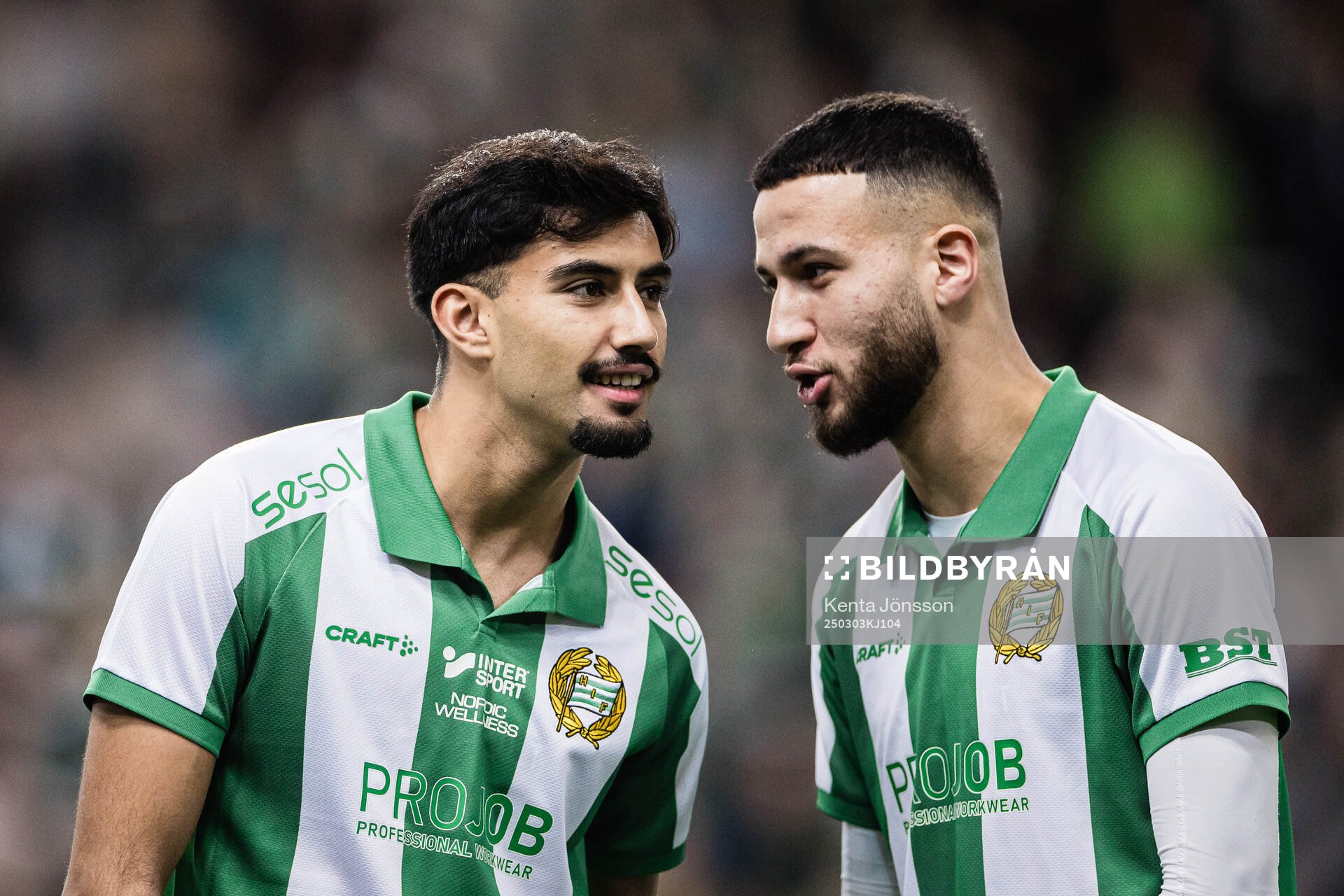 Hammarbys Montader Madjed och Abdelrahman Boudah Saidi