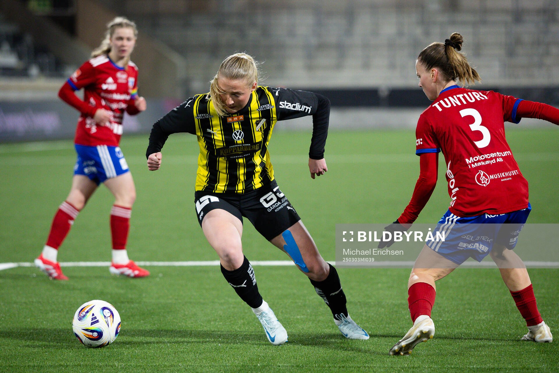 Häckens Alexandra Larsson och Vittsjös Julia Tunturi