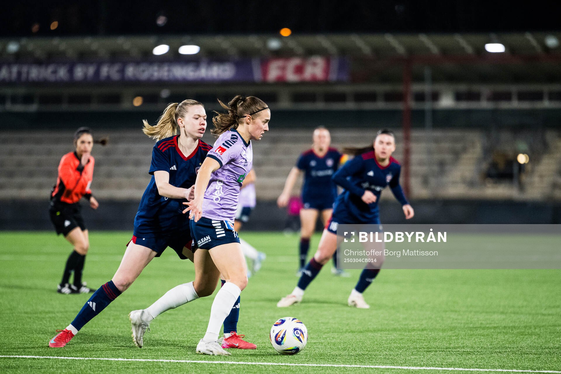 Rosengårds Bea Sprung och Linköpings Maria Olafsdottir