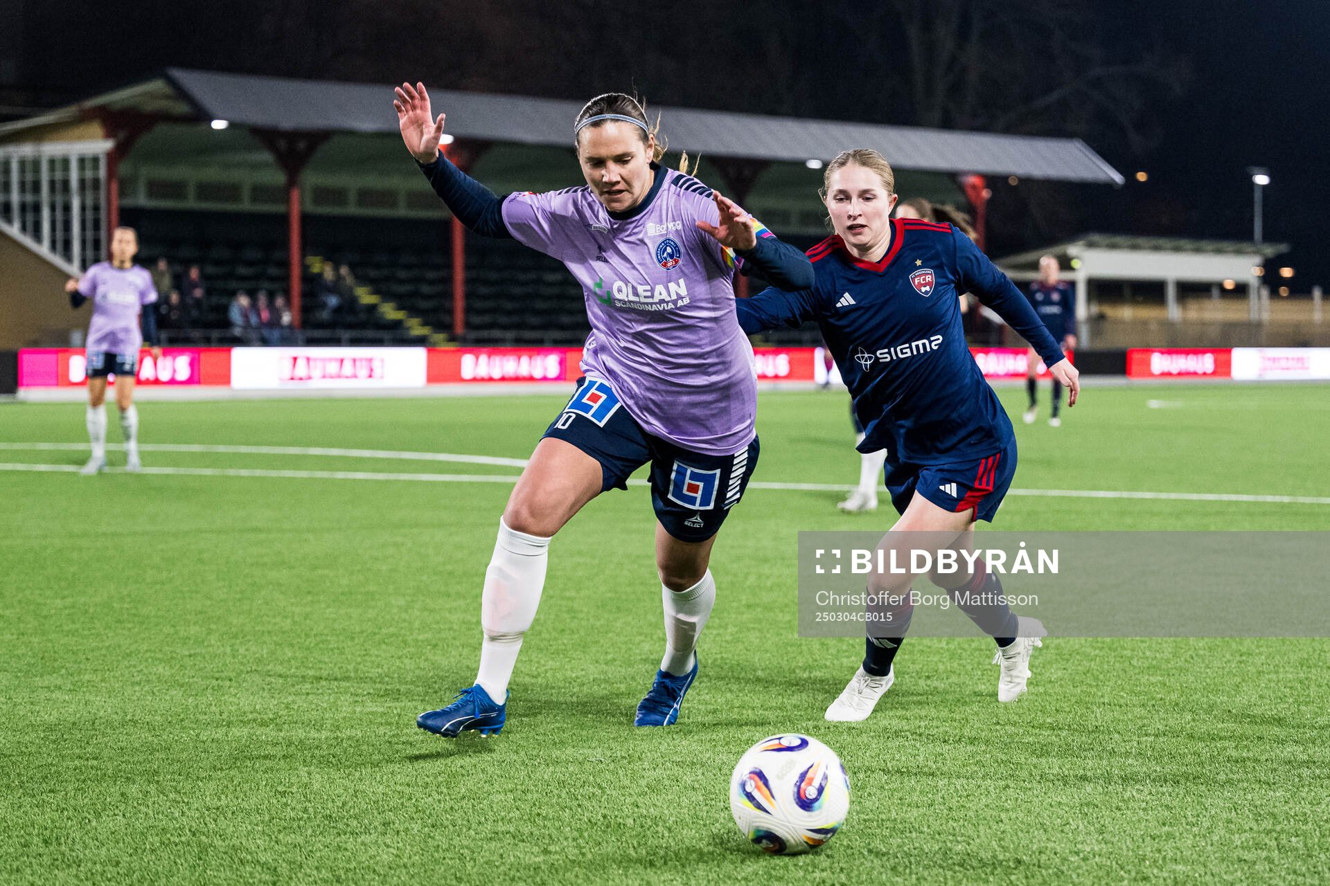 Linköpings Emma Lennartsson och Rosengårds Hanna Andersson