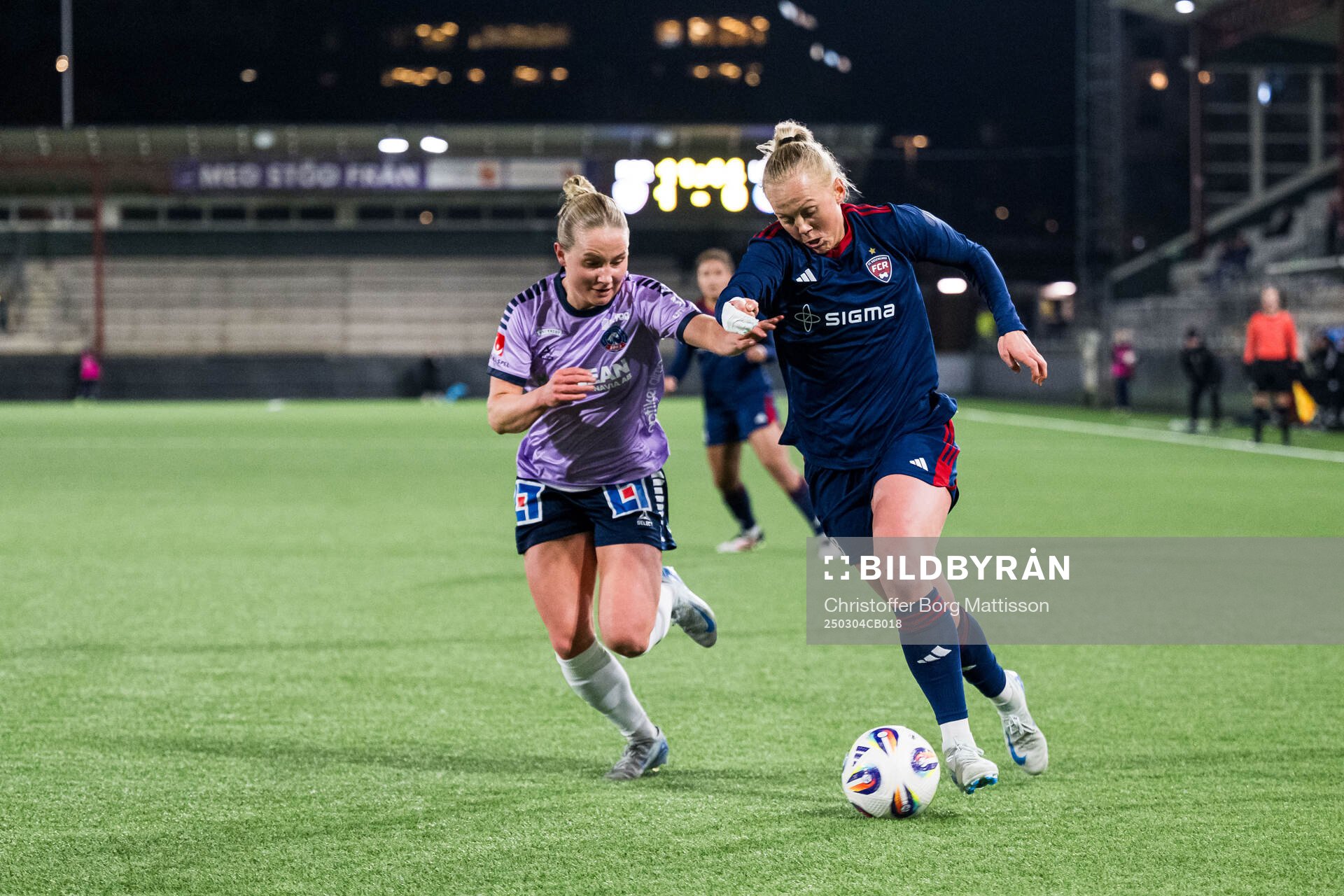 Linköpings Maria Olafsdottir Gros och Rosengårds Molly
