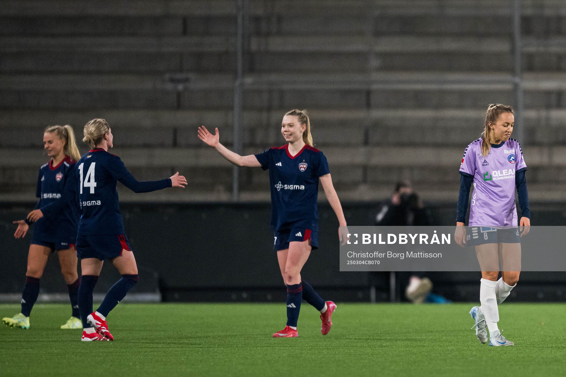 Rosengårds Emilia Larsson och Bea Sprung och Linköpings