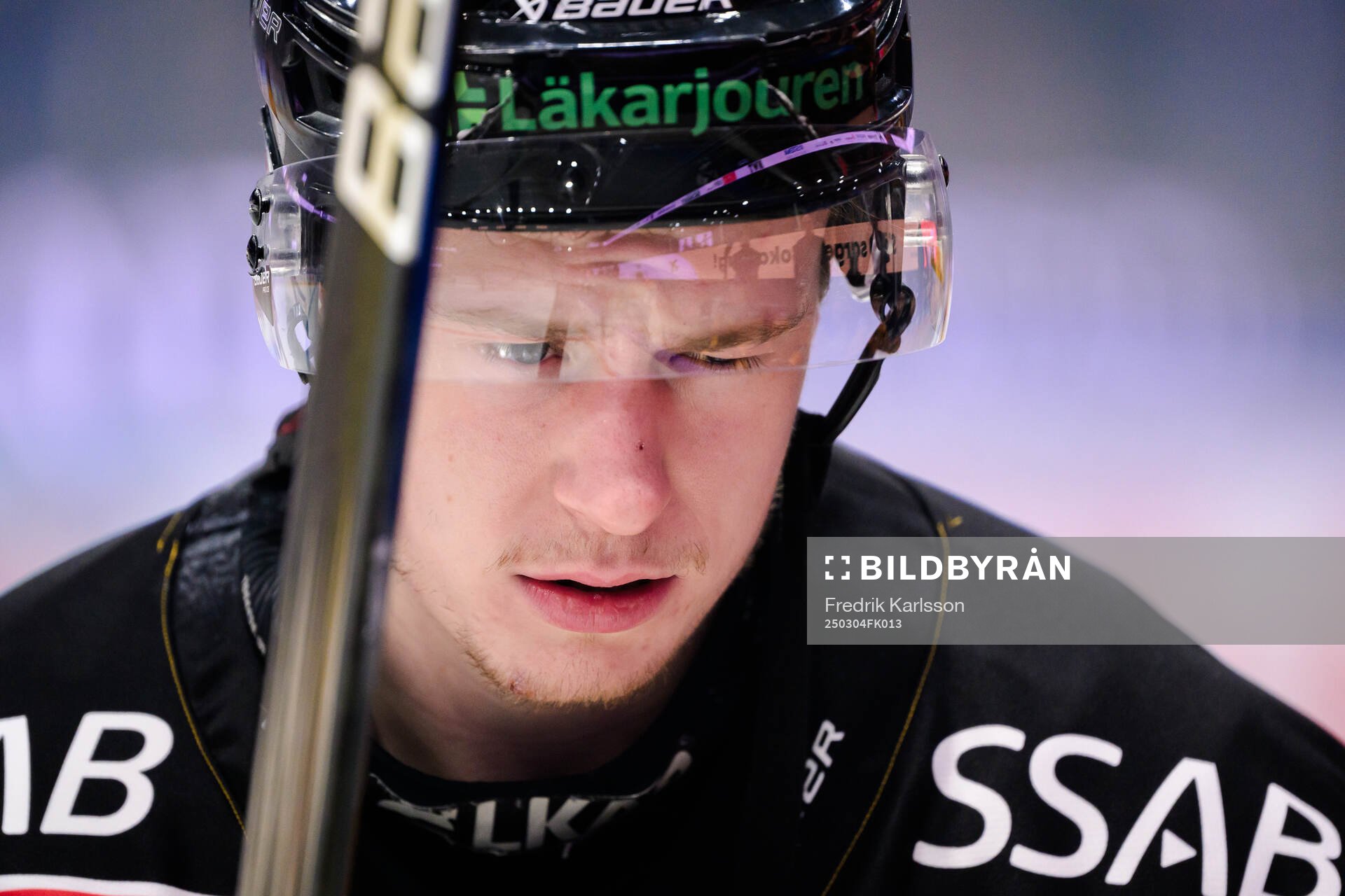 Luleås Pontus Andreasson har ont