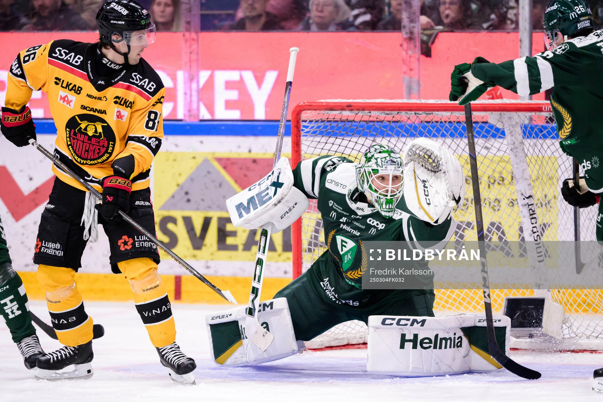 Färjestads målvakt Maxime Lagacé
