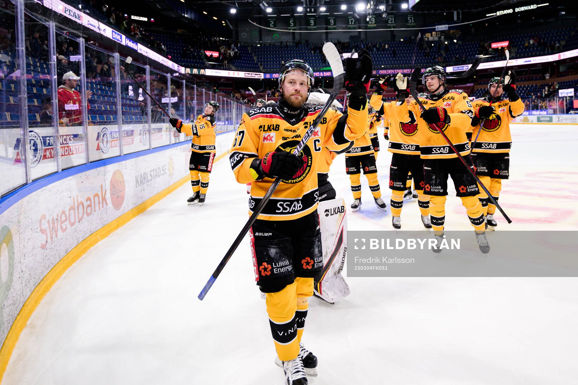 Luleås Linus Omark jublar