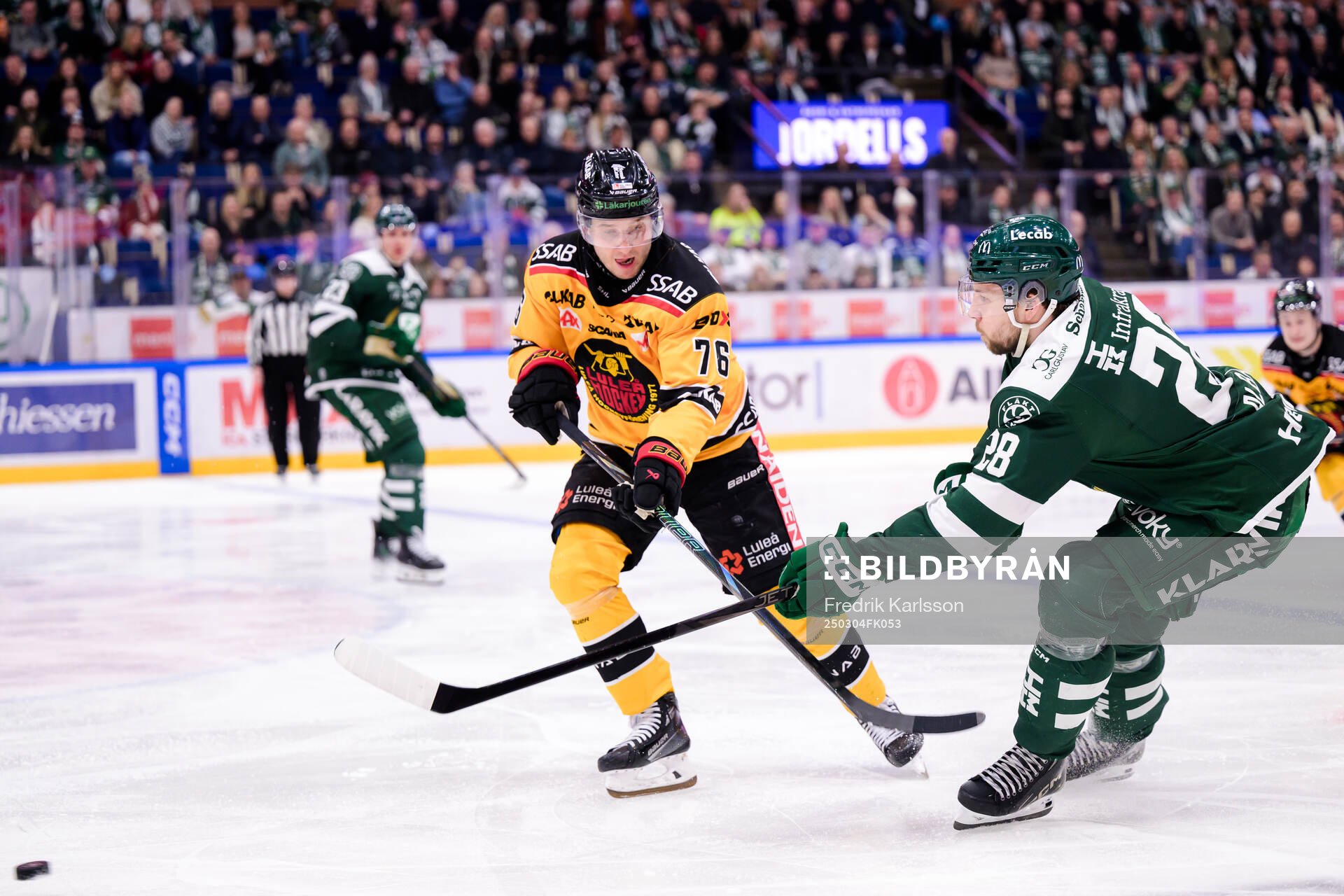 Luleås Anton Levtchi och Färjestads Emil Alba