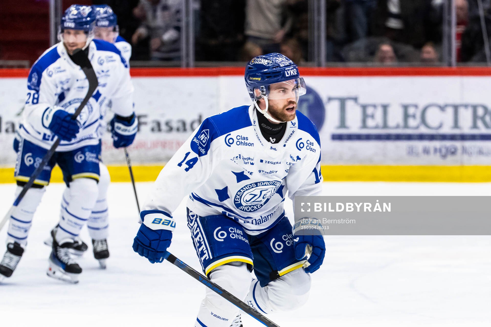 Leksands Oskar Lang jublar