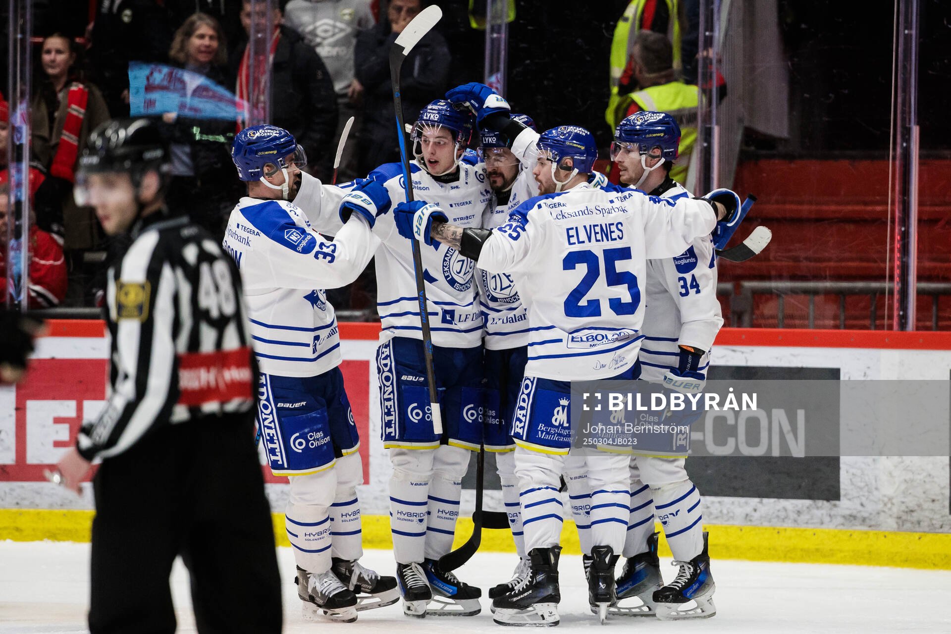 Leksands Peter Cehlarik, Marek Hrivik och Lucas Elvenes