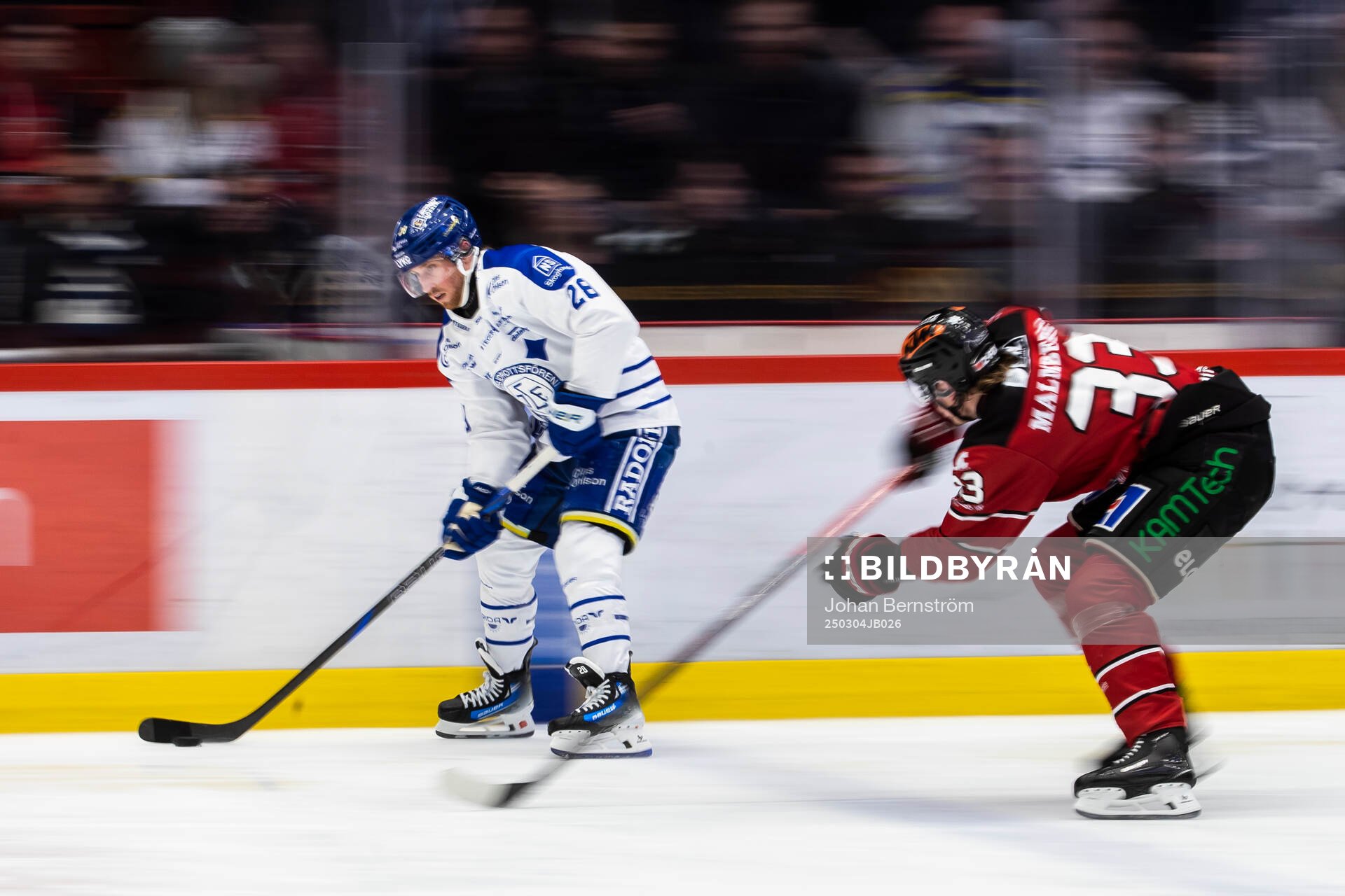 Leksands Justin Glenn Kloos och Örebros Christopher