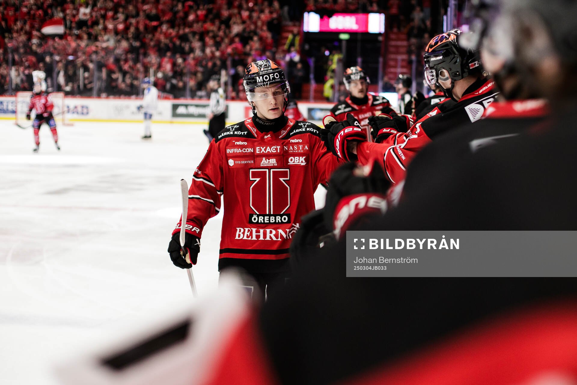 Örebros Patrik Puistola jublar