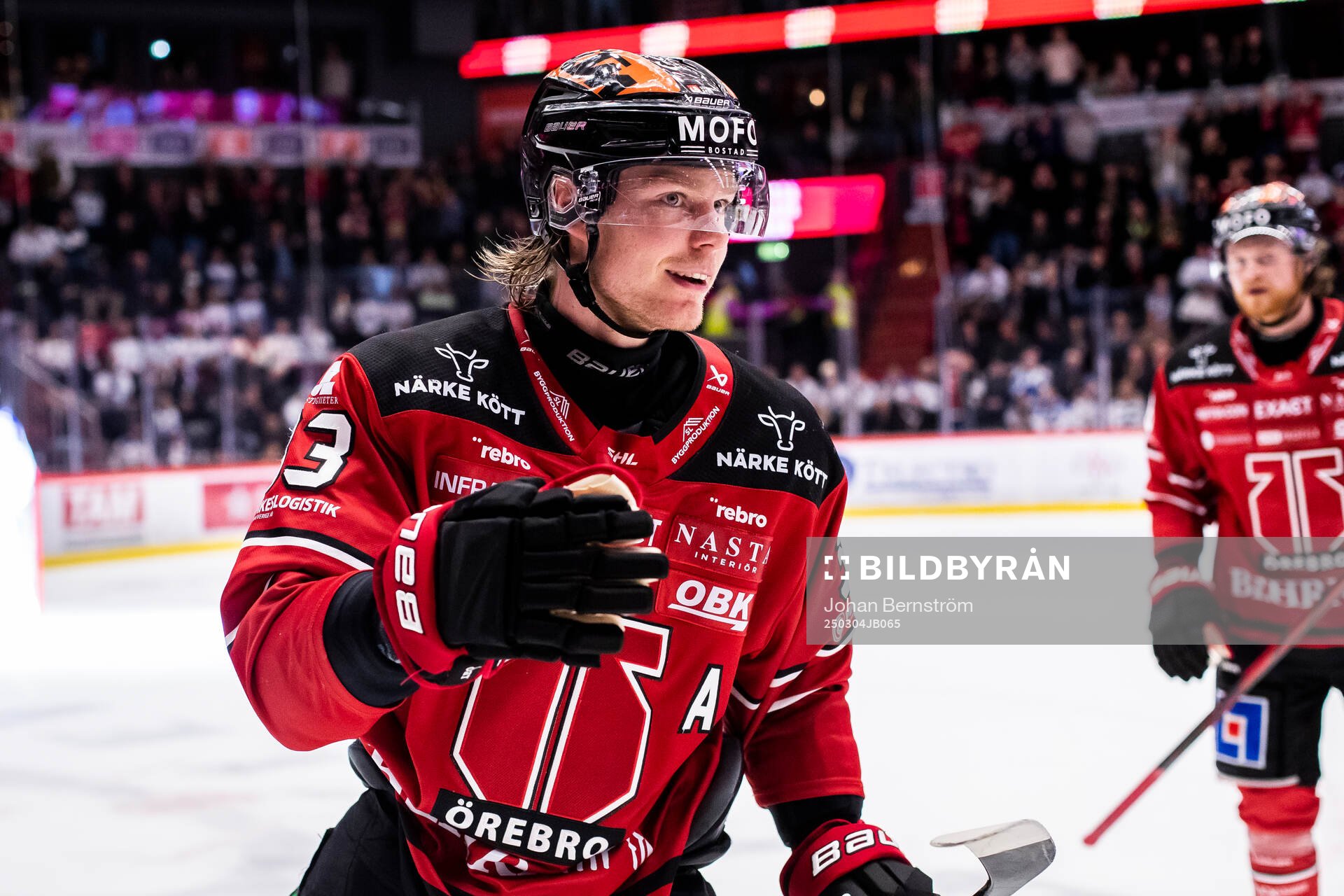 Örebros Christopher Mastomäki jublar vid 1-1