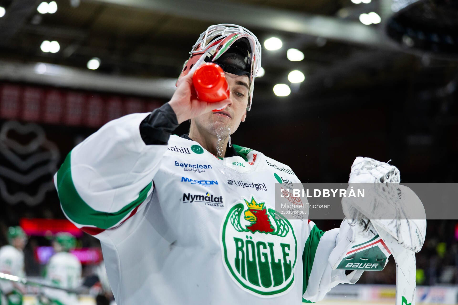 Rögles målvakt Arvid Holm