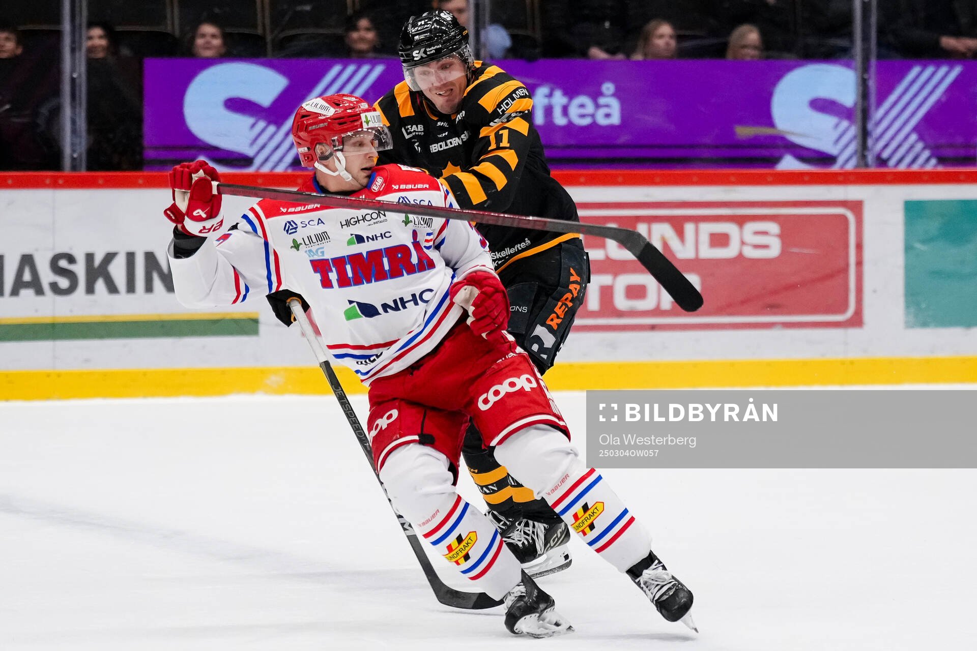 Timrås Kristian Näkyvä och Skellefteås Max Lindholm