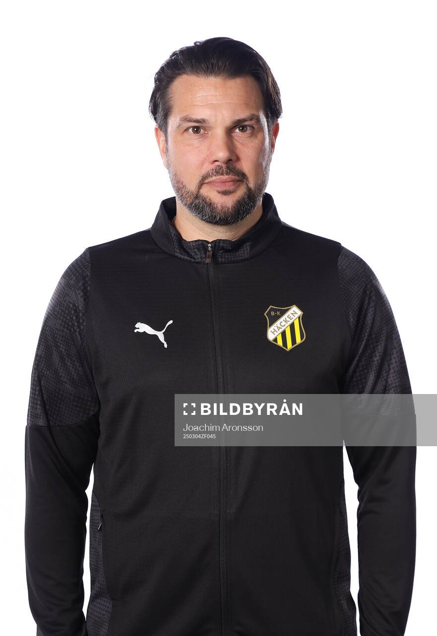 Häckens målvaktstränare Mattias Gustafsson