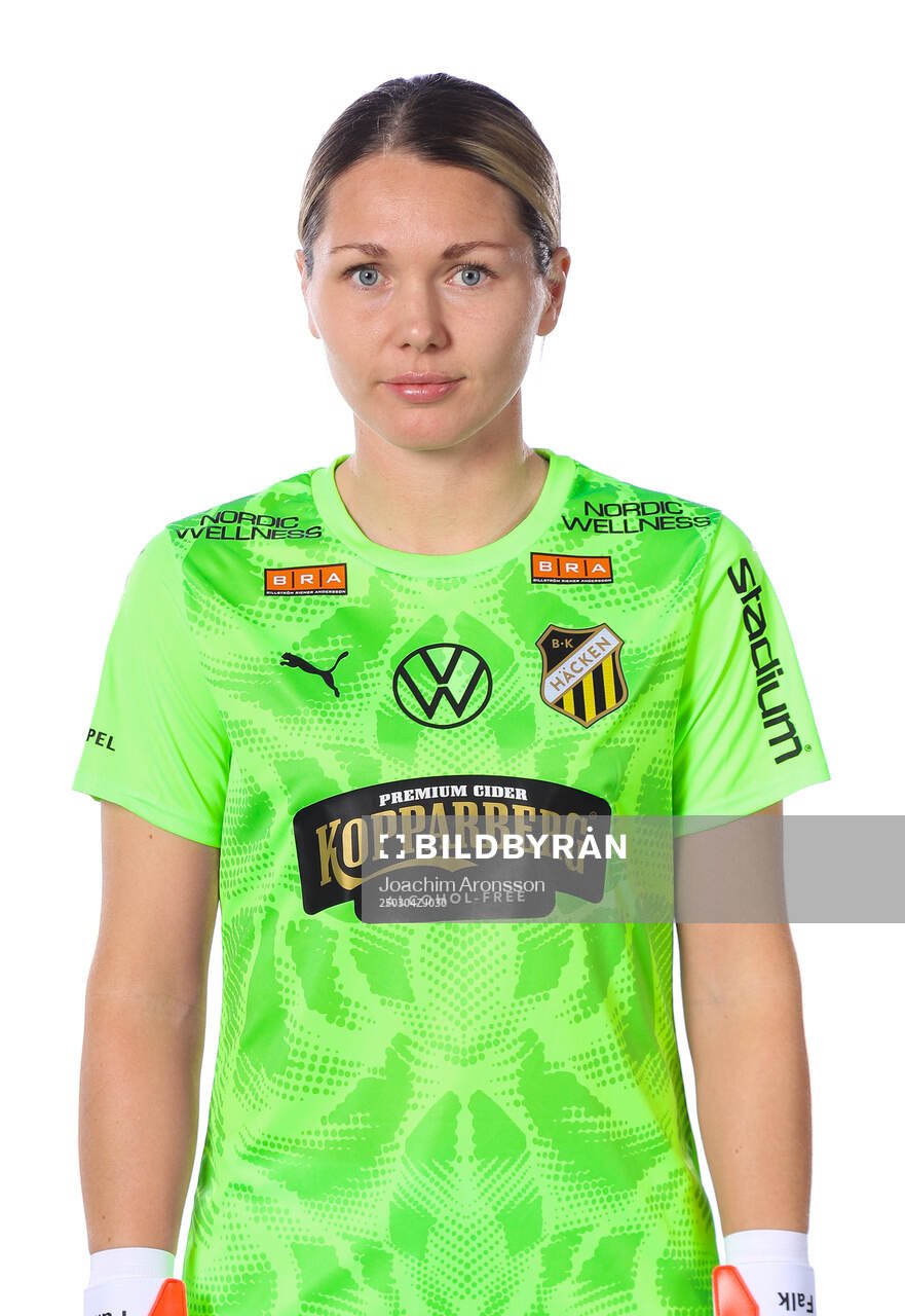 Häckens målvakt Jennifer Falk