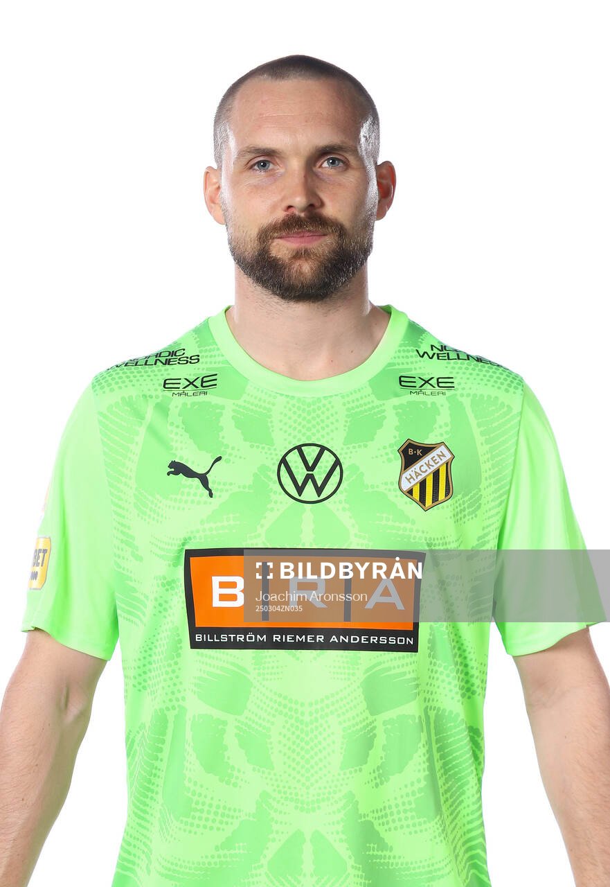 Häckens målvakt Oscar Jansson