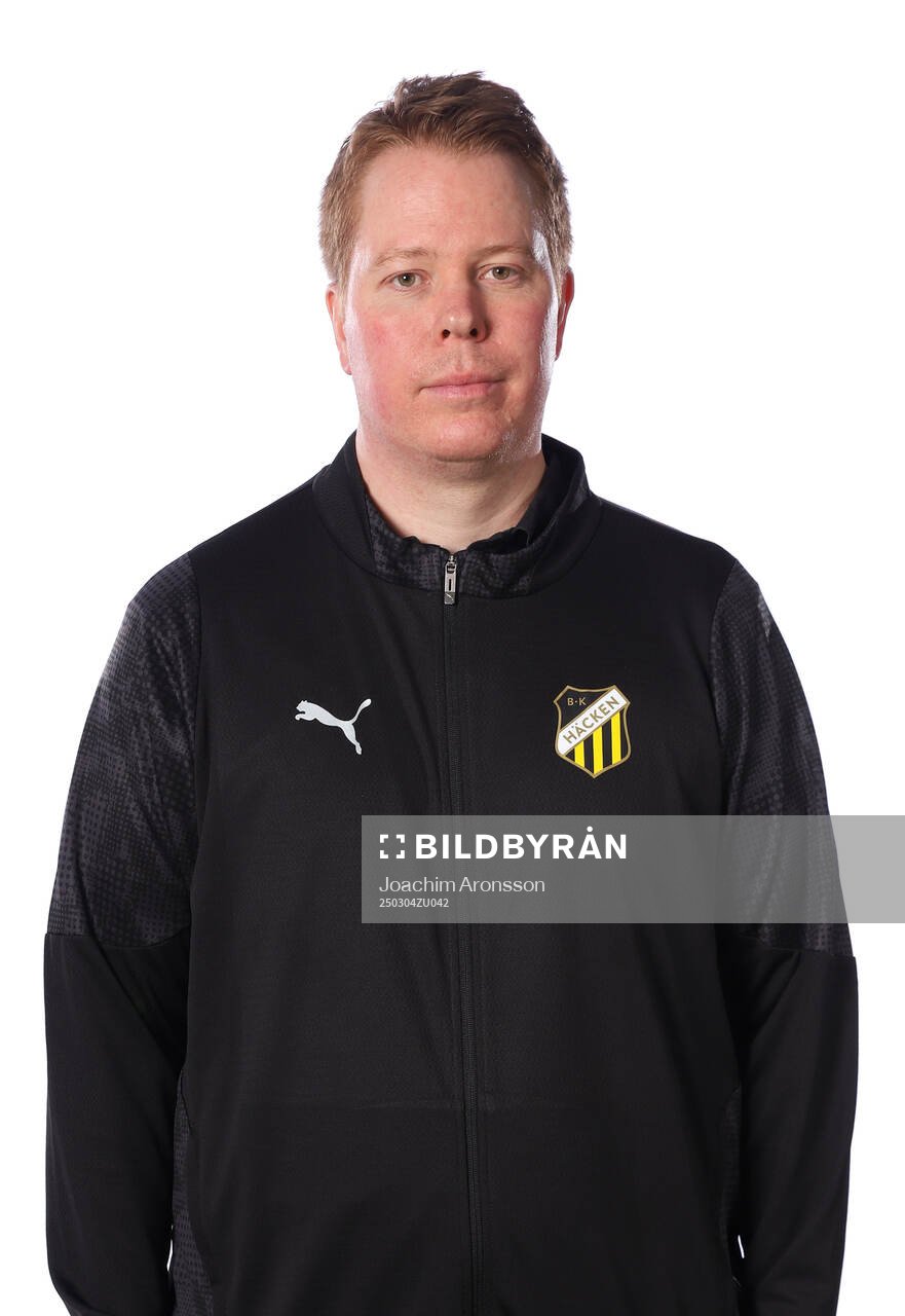Häckens materialförvaltare Fredrik Arnberg
