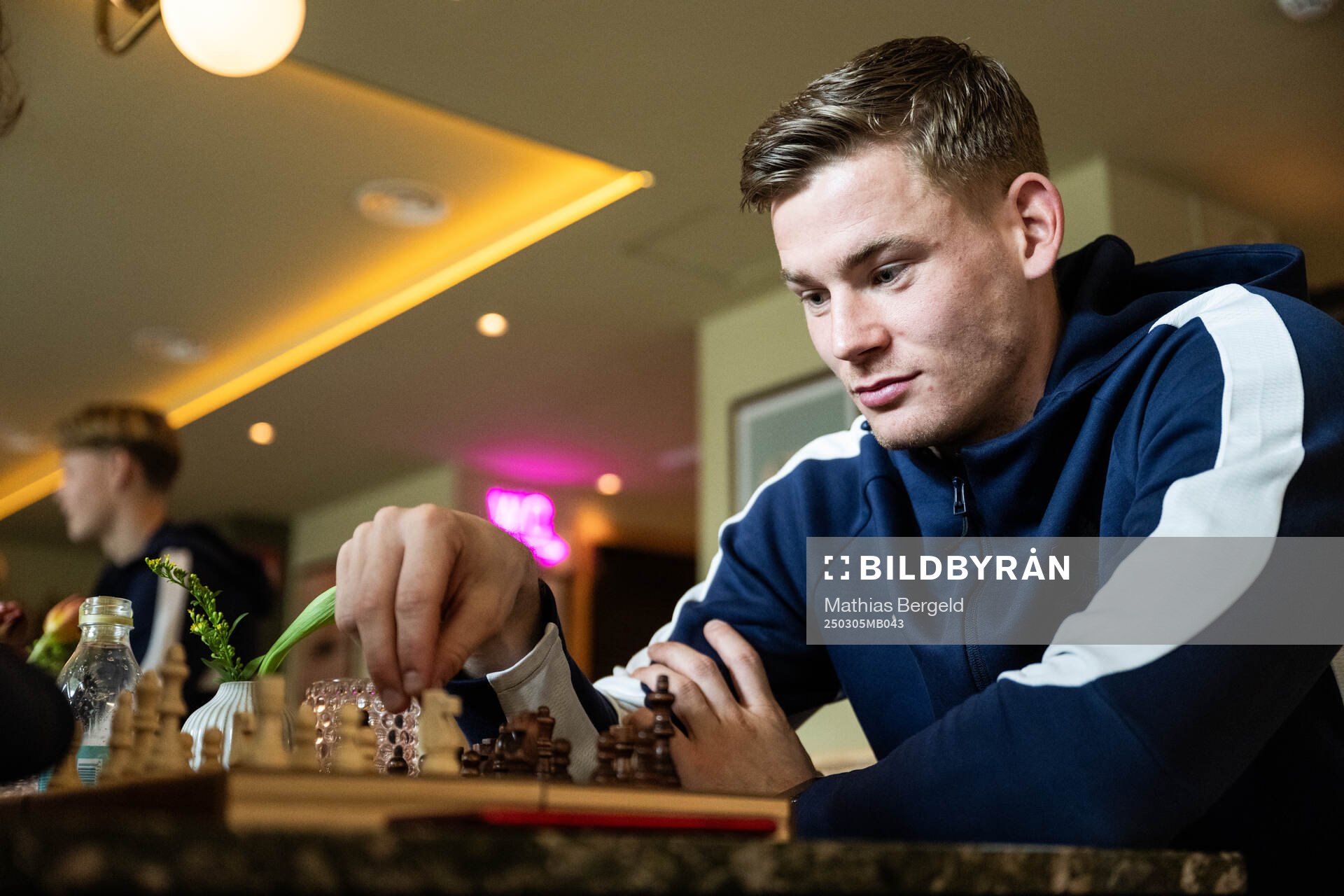 Helsingborgs målvakt Johan Brattberg spelar shack