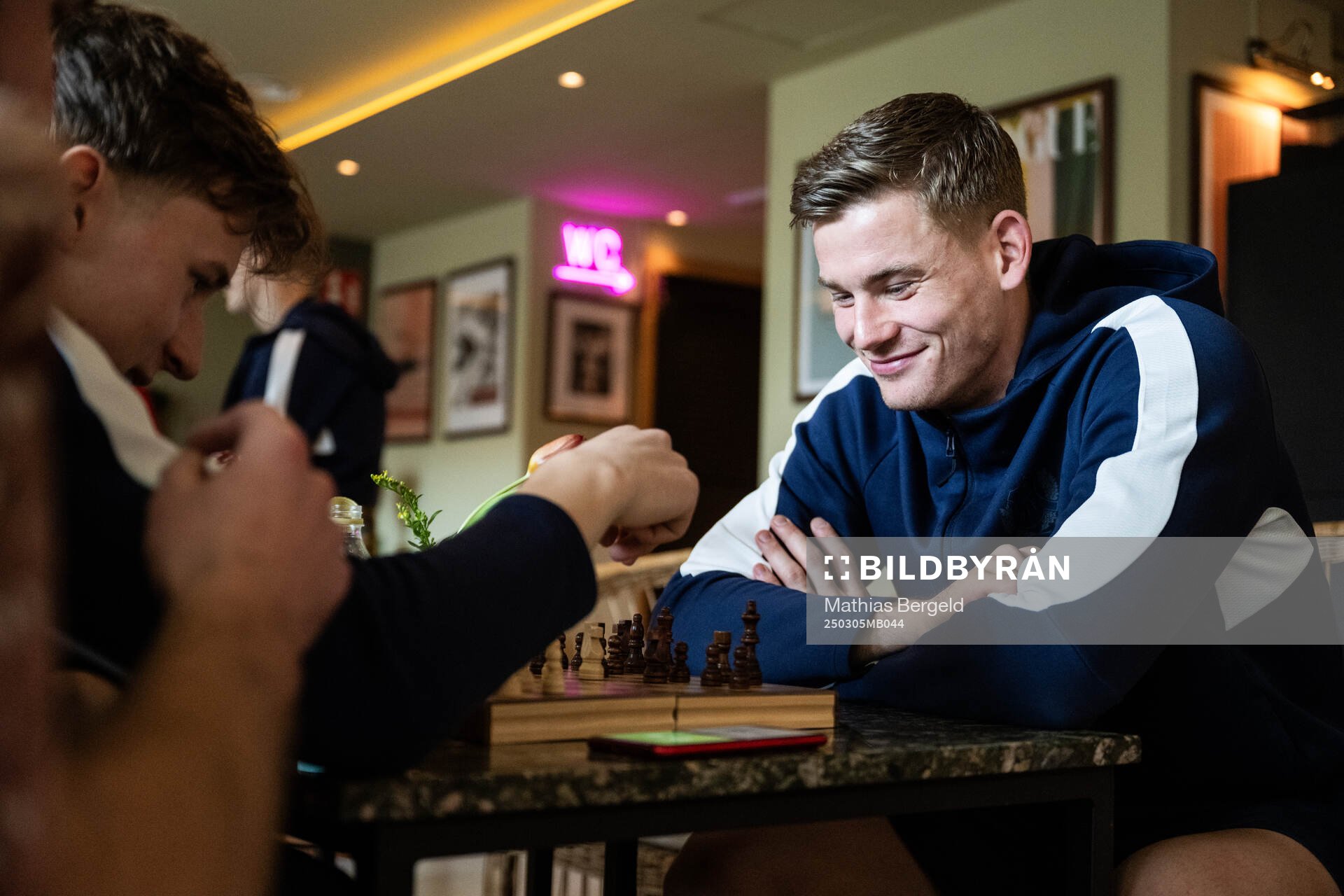 Helsingborgs Lukas Kjellnäs och målvakt Johan Brattberg