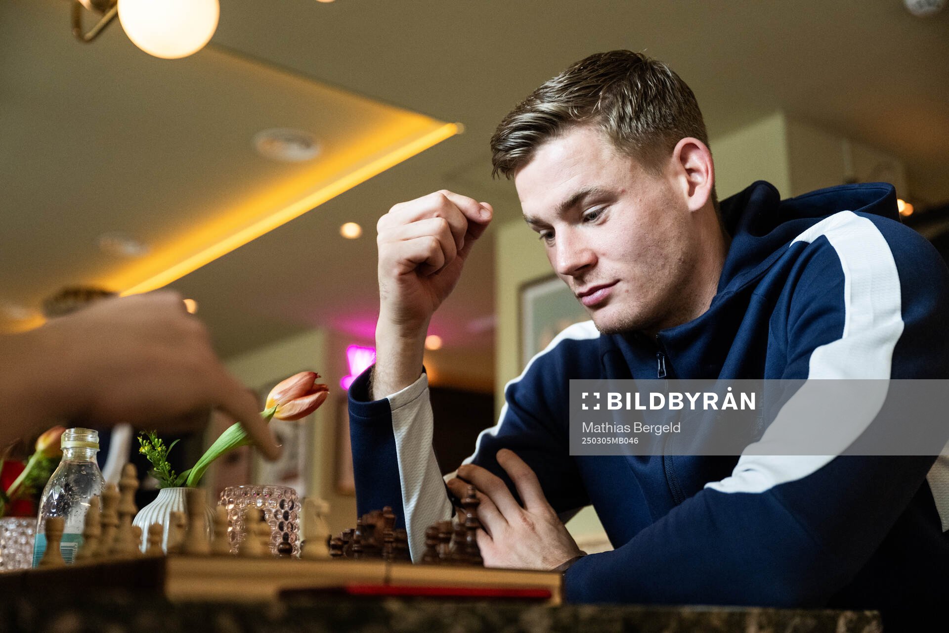Helsingborgs målvakt Johan Brattberg spelar shack