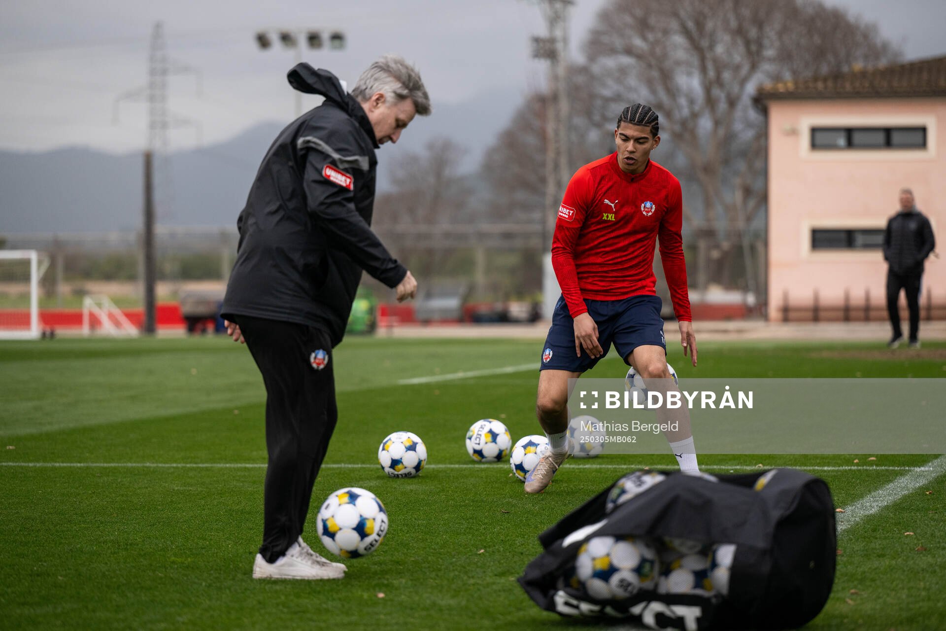 Materialförvaltare Lino Boriero och Milan Silva Rasmussen