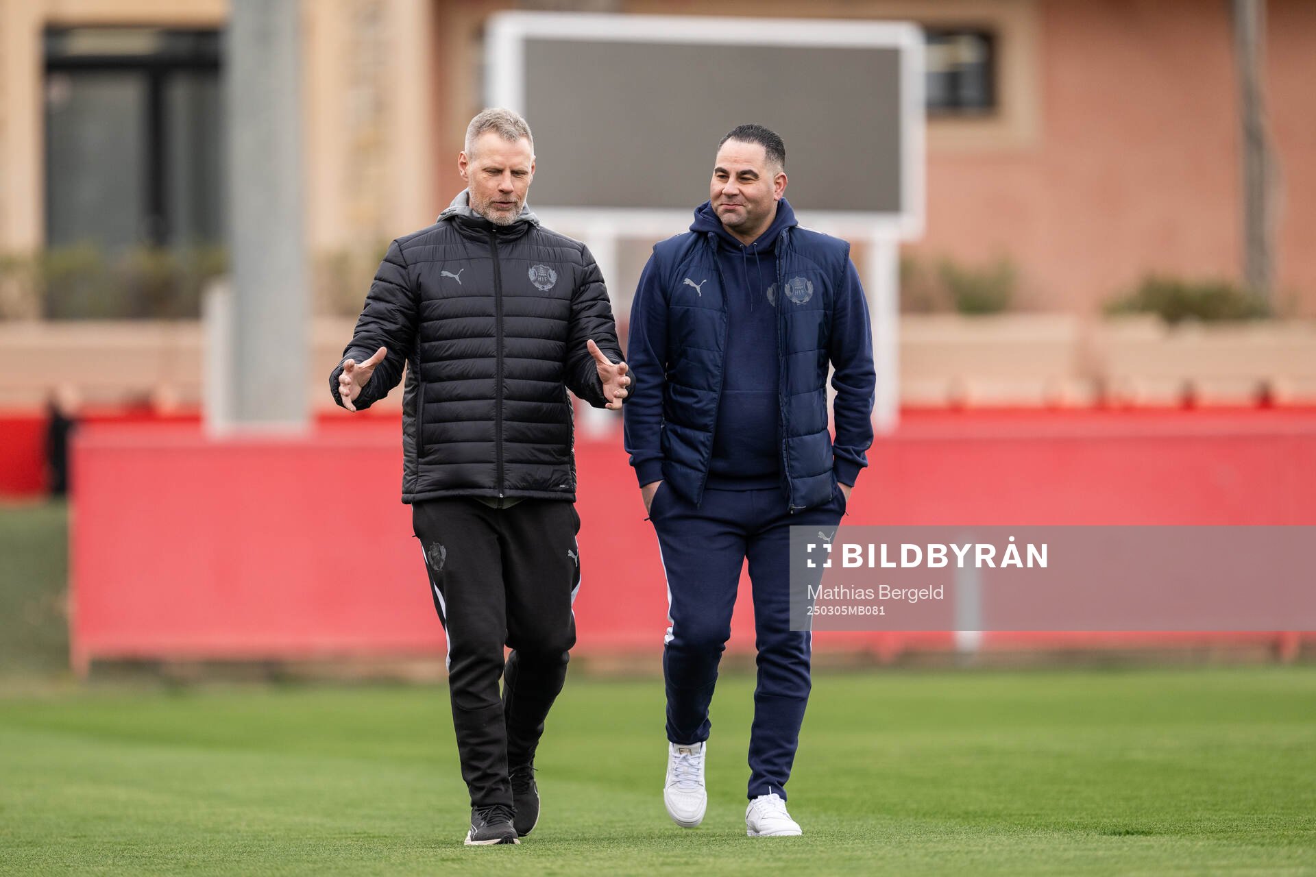 Ordförande Fredrik Karlsson och klubbdirektör Reda