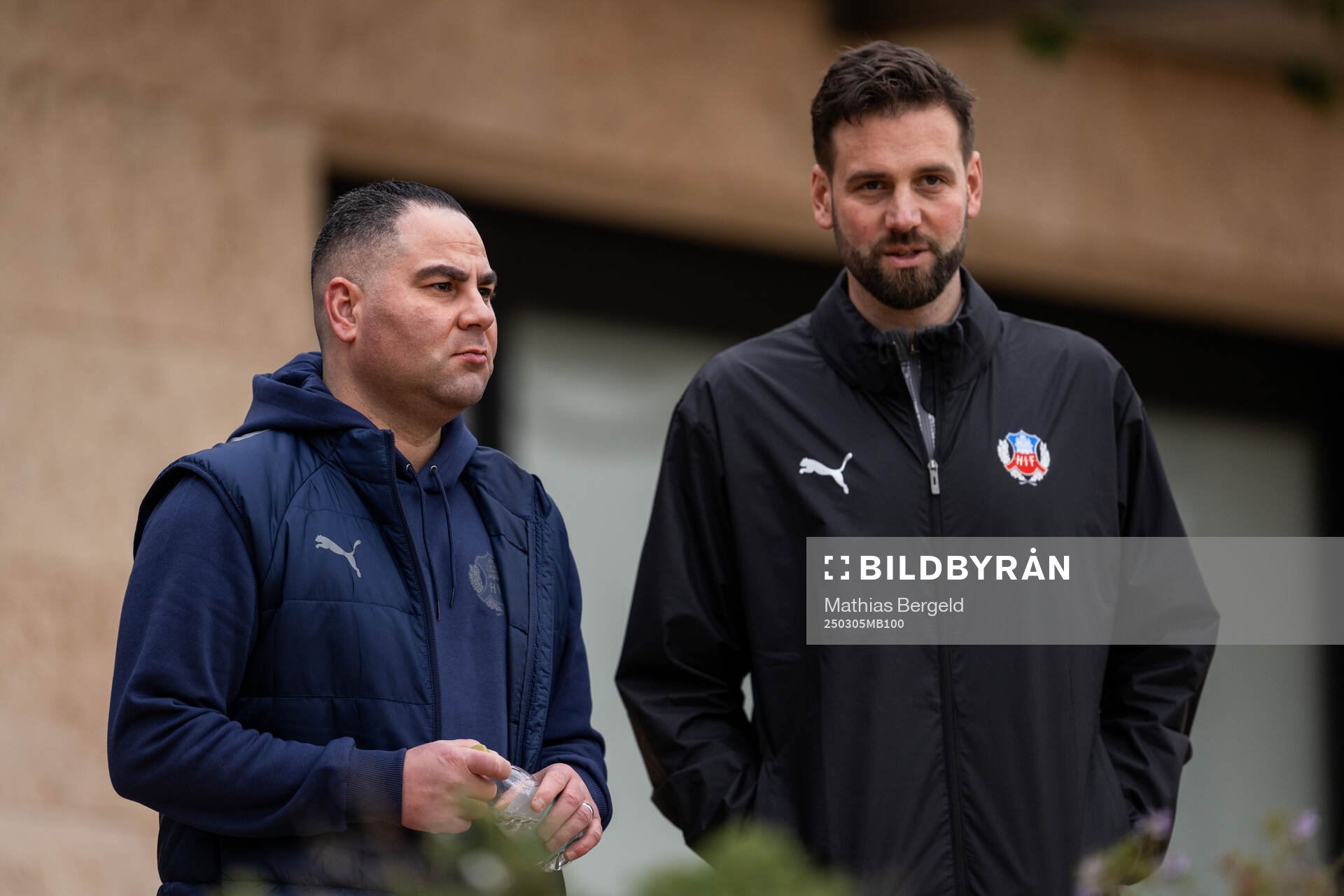 Klubbdirektör Reda Chahrour och sportsligt ansvarig Mikael
