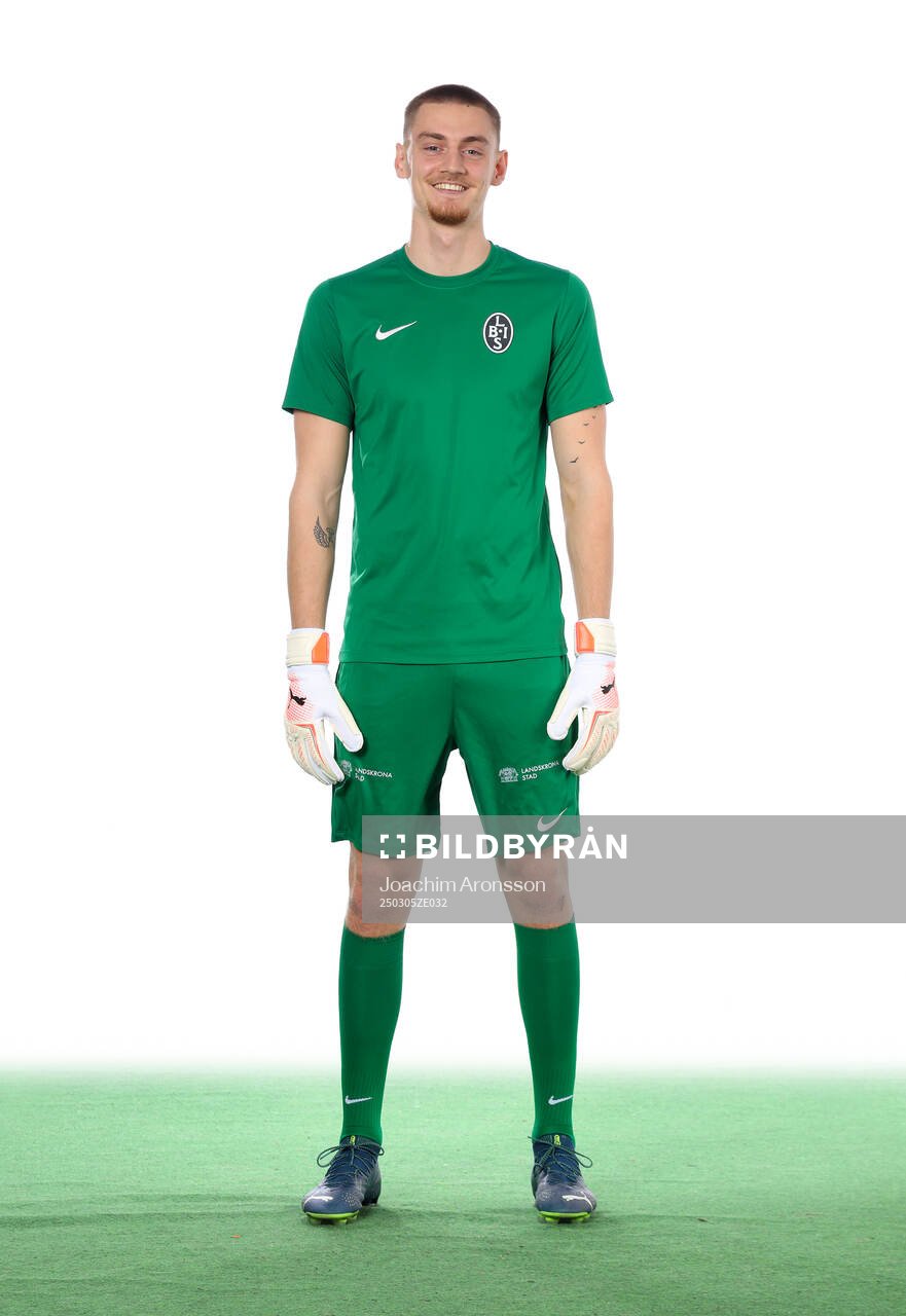 Landskronas målvakt Marcus Pettersson