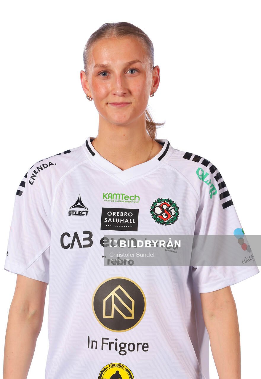 Örebros Ella Gunnarsson poserar för ett porträtt den 5 mars 2025 i Örebro.