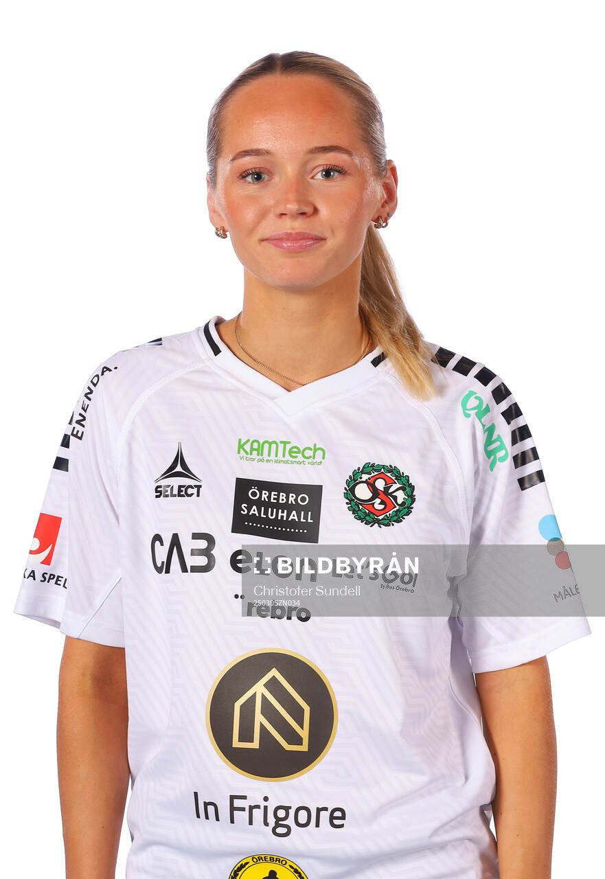 Örebros Sara Öjebo poserar för ett porträtt den 5 mars 2025 i Örebro.