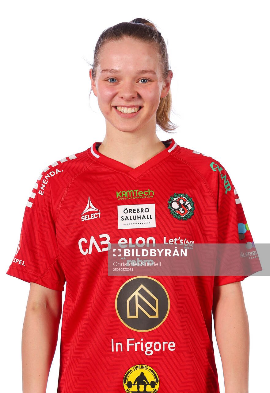 Örebros Nadine Allard poserar för ett porträtt den 5 mars 2025 i Örebro.