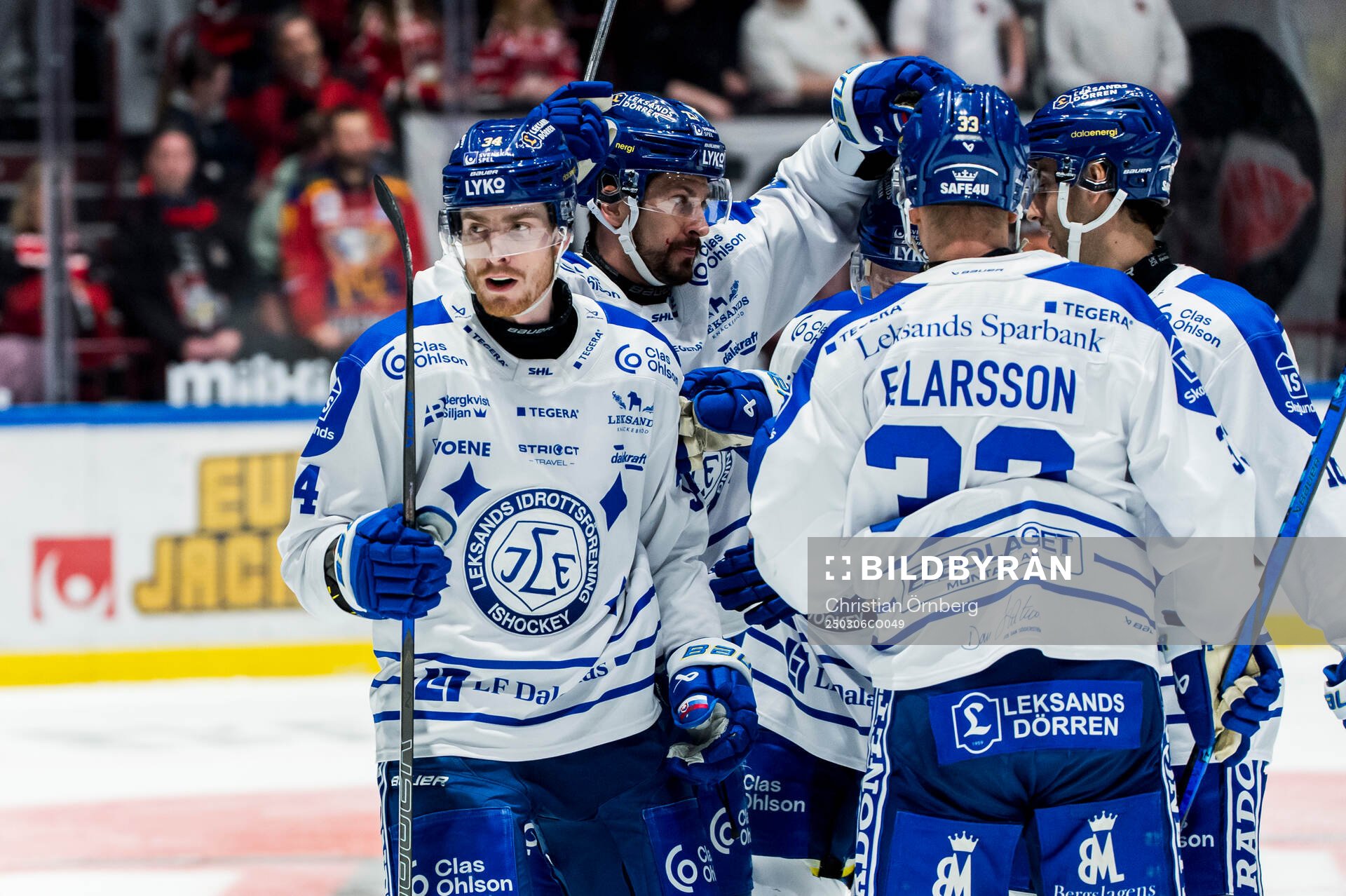Leksands Peter Cehlarik jublar