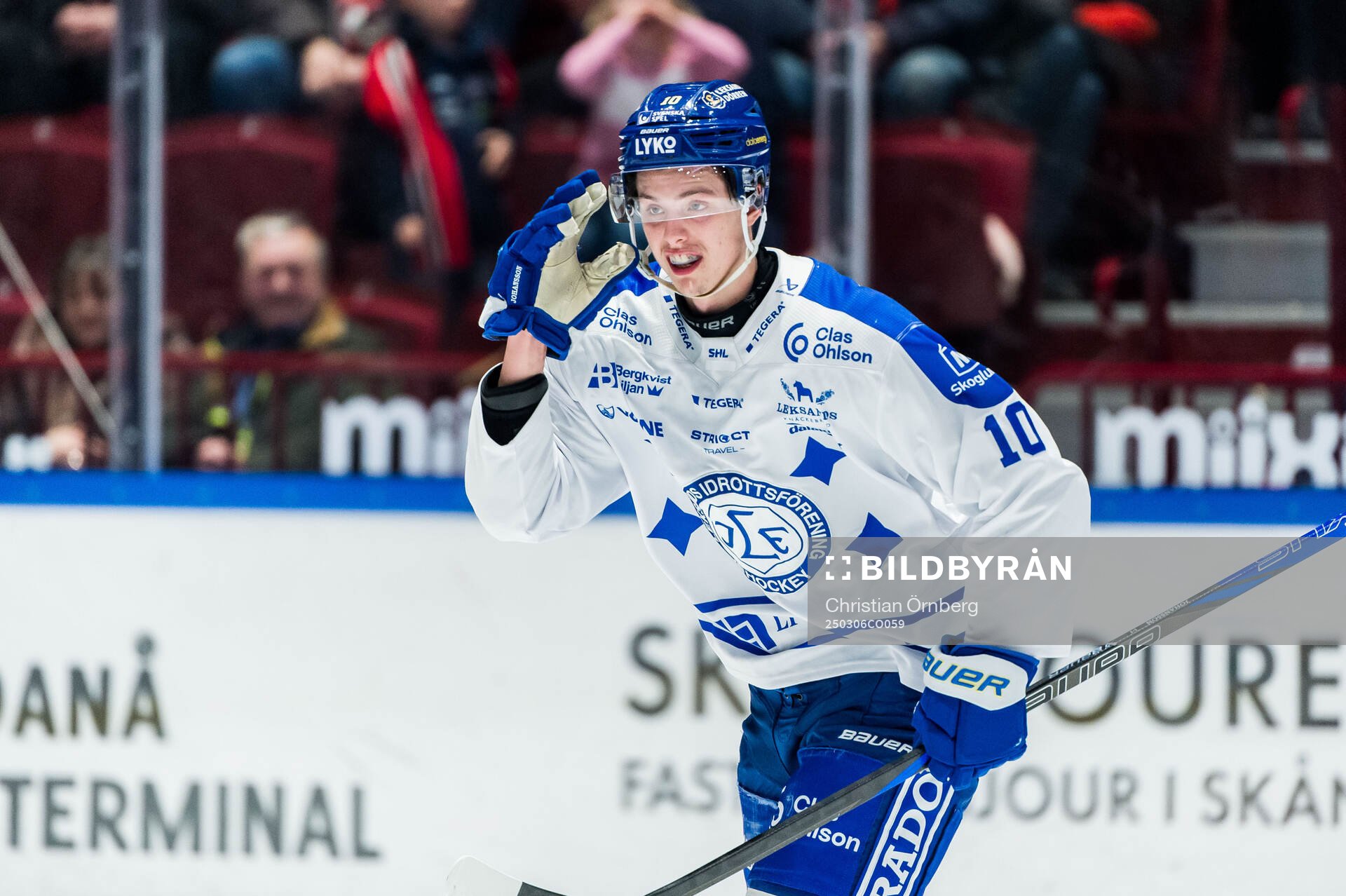 Leksands Anton Johansson jublar