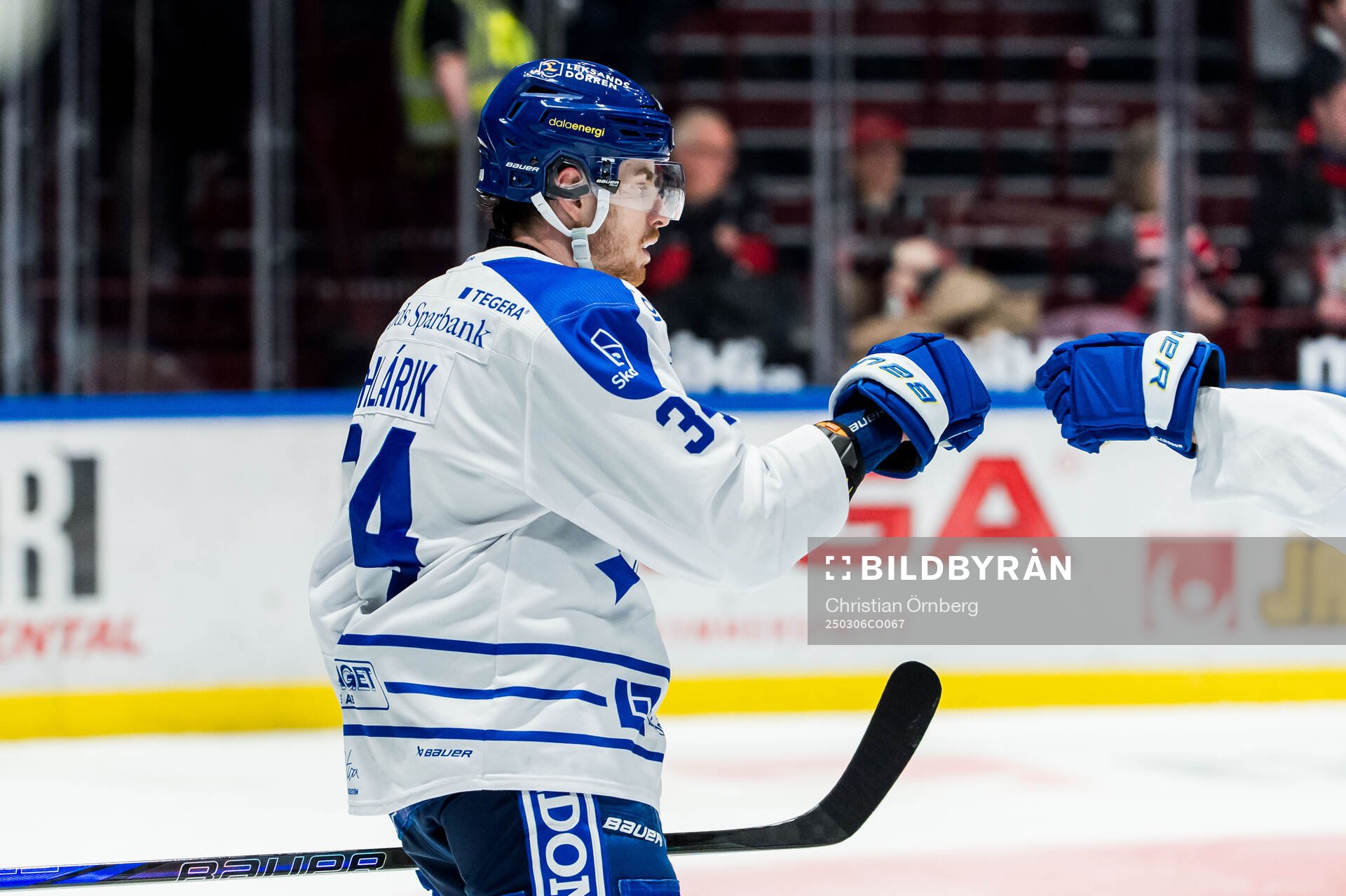Leksands Peter Cehlarik jublar
