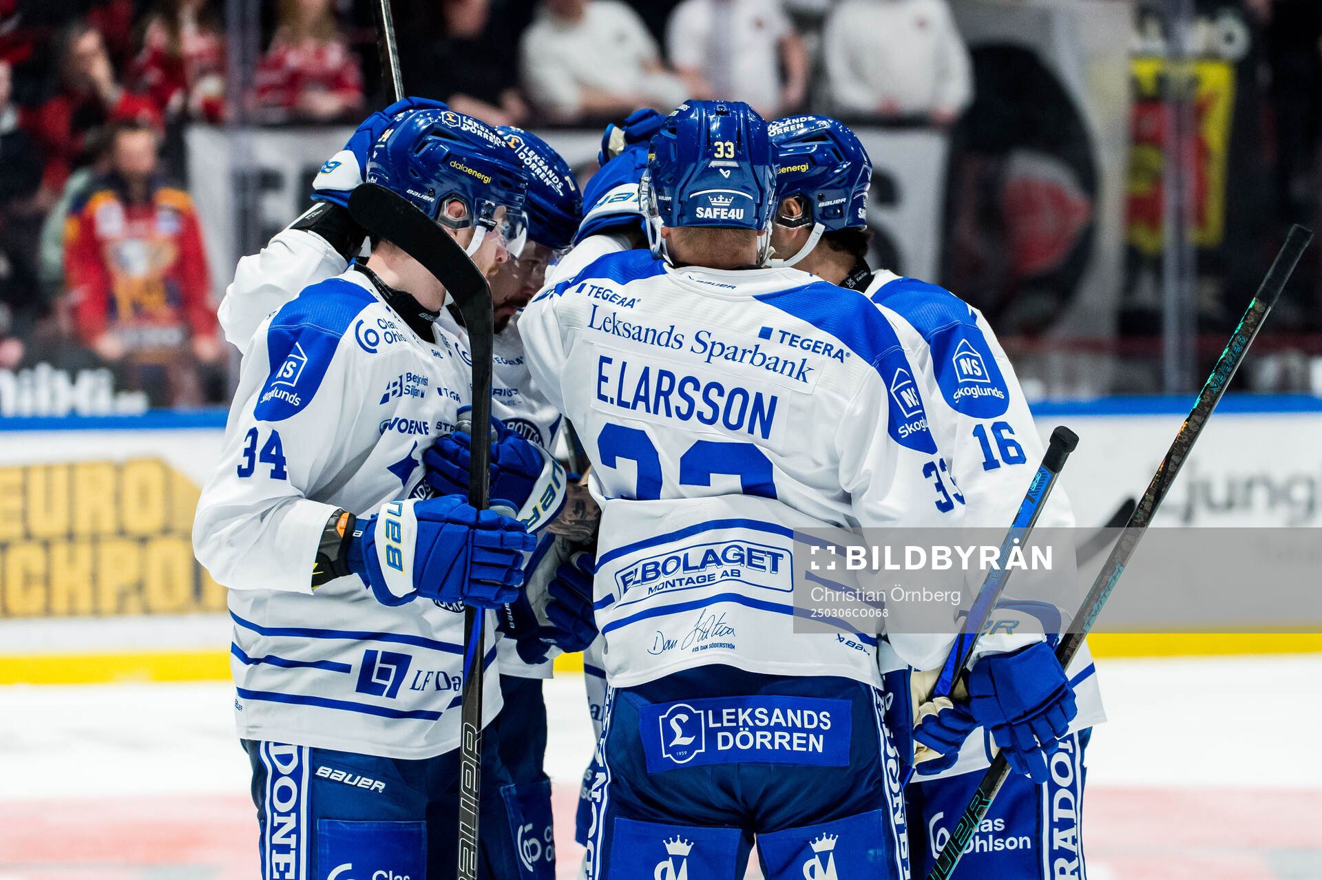 Leksands Peter Cehlarik jublar