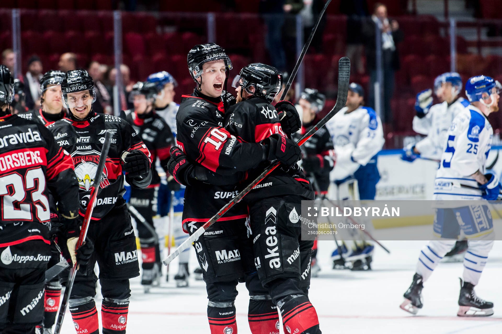 Malmö Redhawks Matias Lassen och William von Barnekow