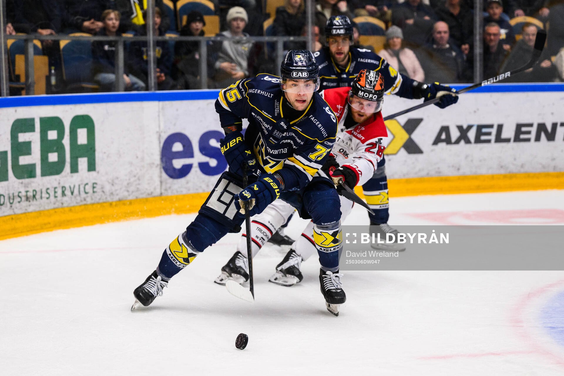 HV71s Radan Lenc och Örebros Linus Arnesson