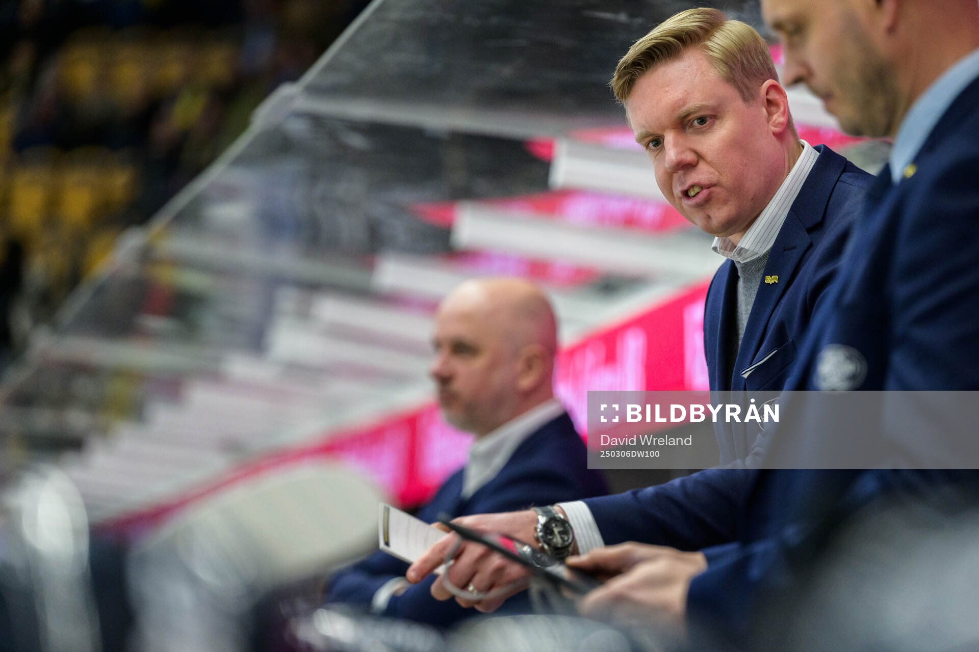 HV71s tränare Anton Blomqvist