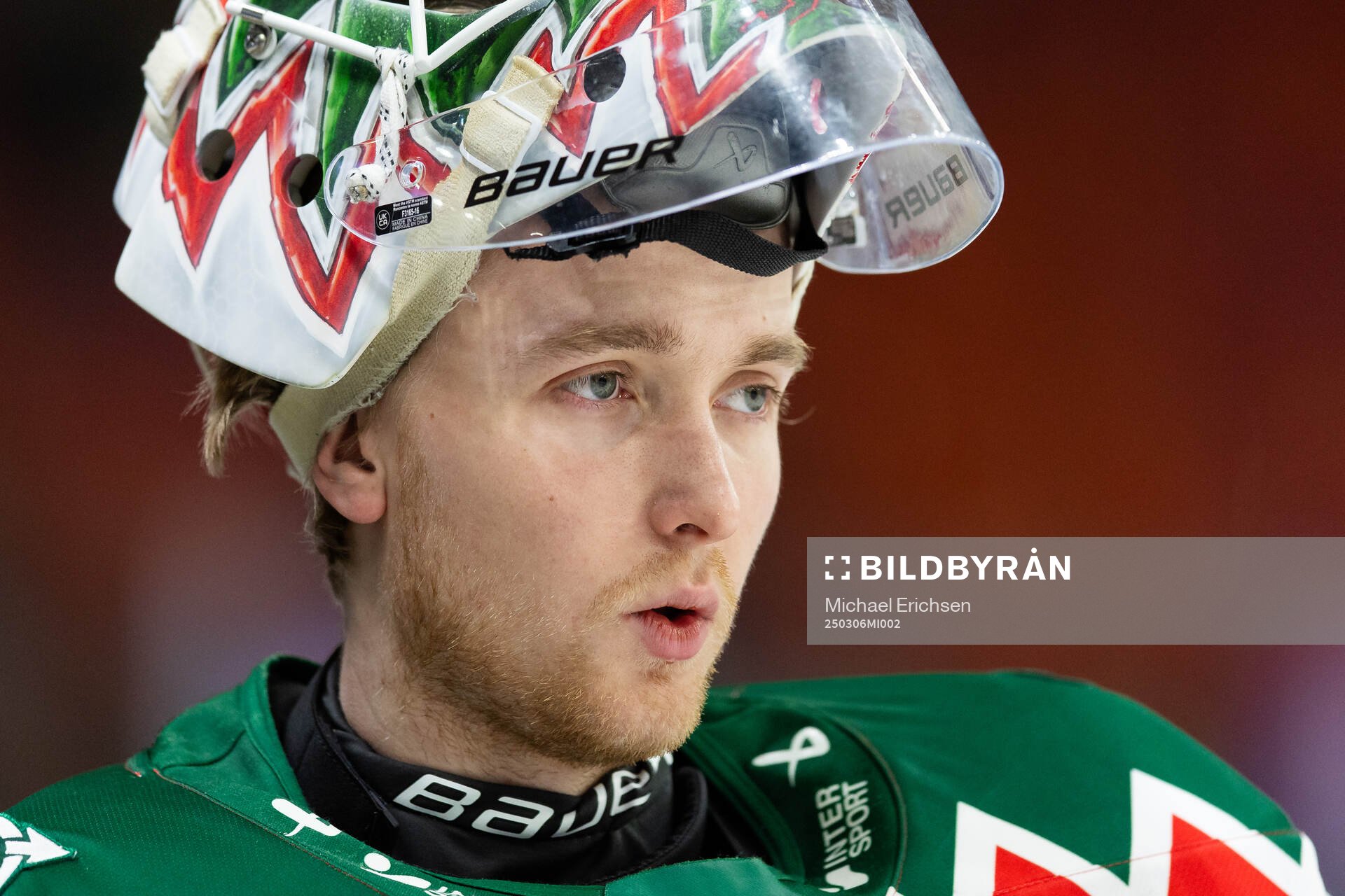 Frölundas målvakt Tobias Normann