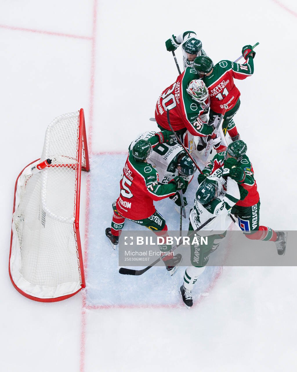 Frölundas Christian Folin och Färjestads David Tomasek