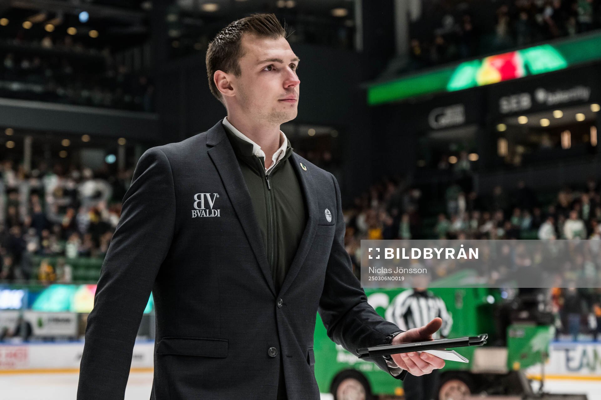 Rögles assisterande tränare Max Bohlin