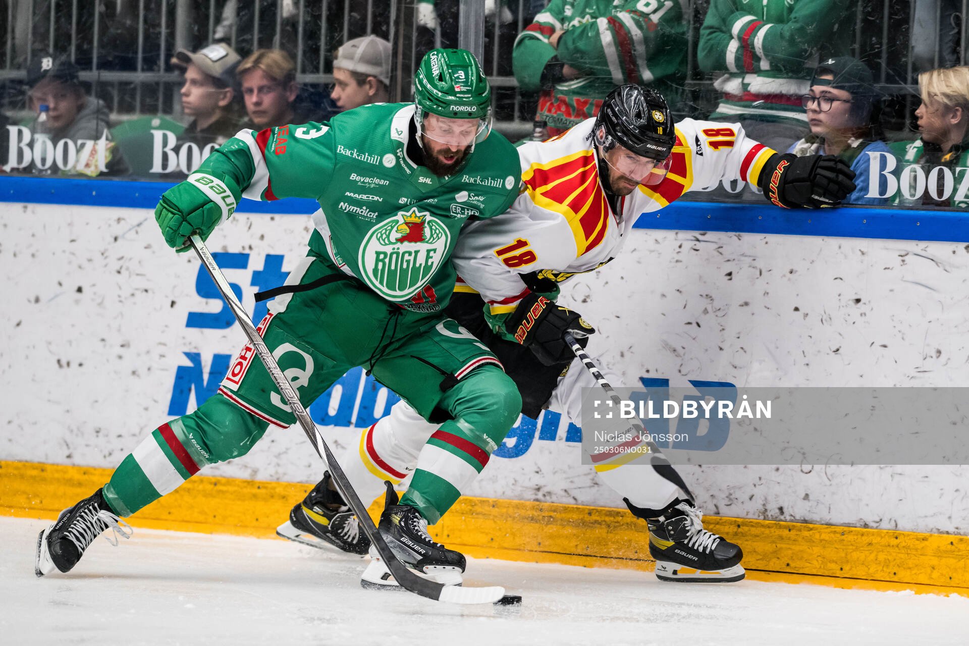 Rögles Michael Kapla och Brynäs Anton Rödin