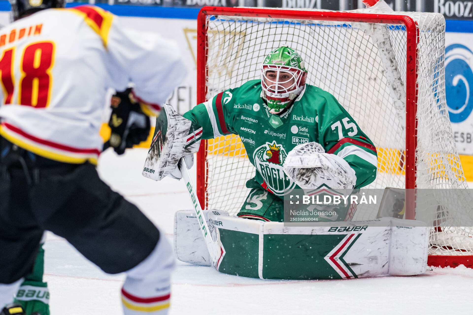 Rögles målvakt Arvid Holm