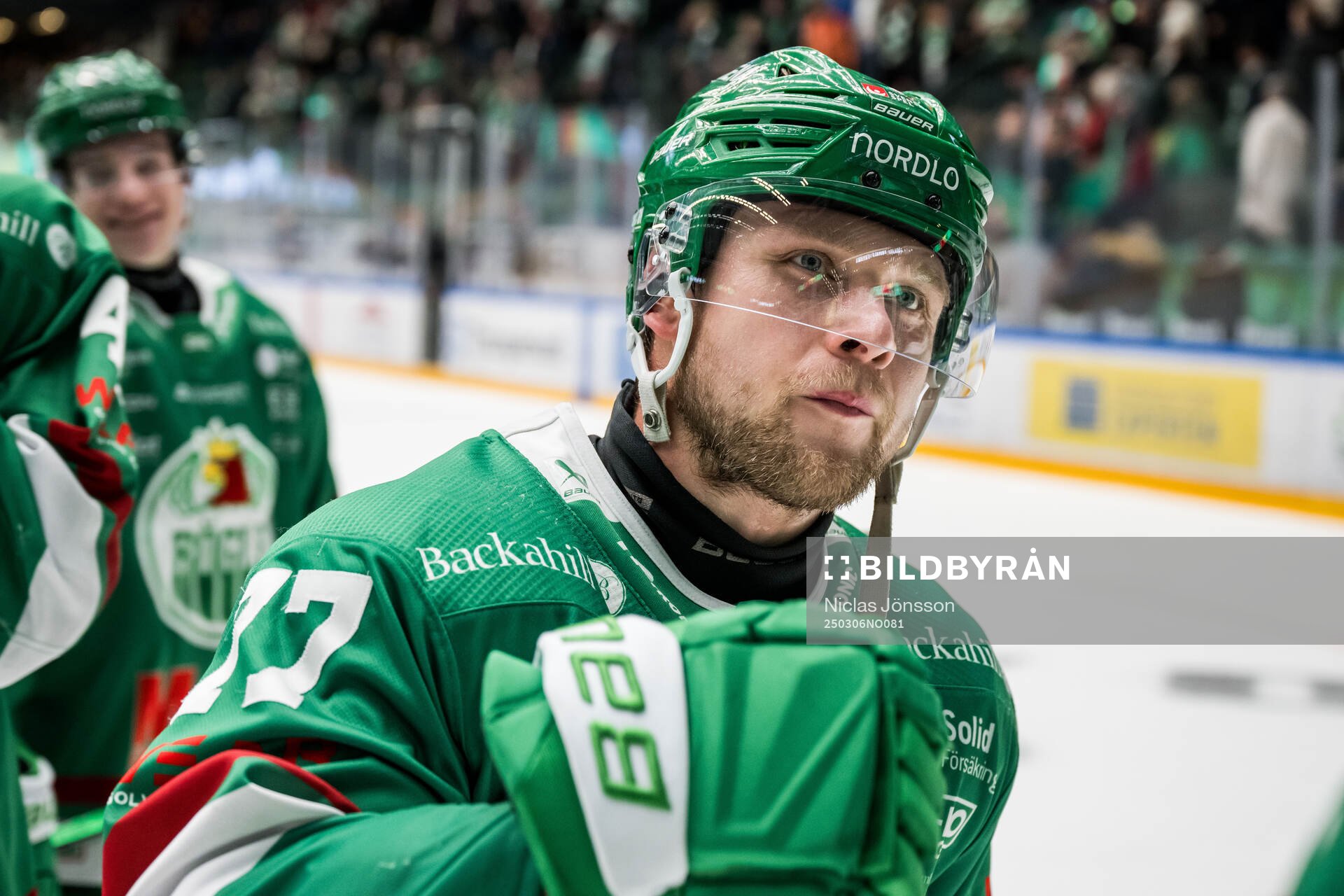 Rögles Jesper Pettersson jublar