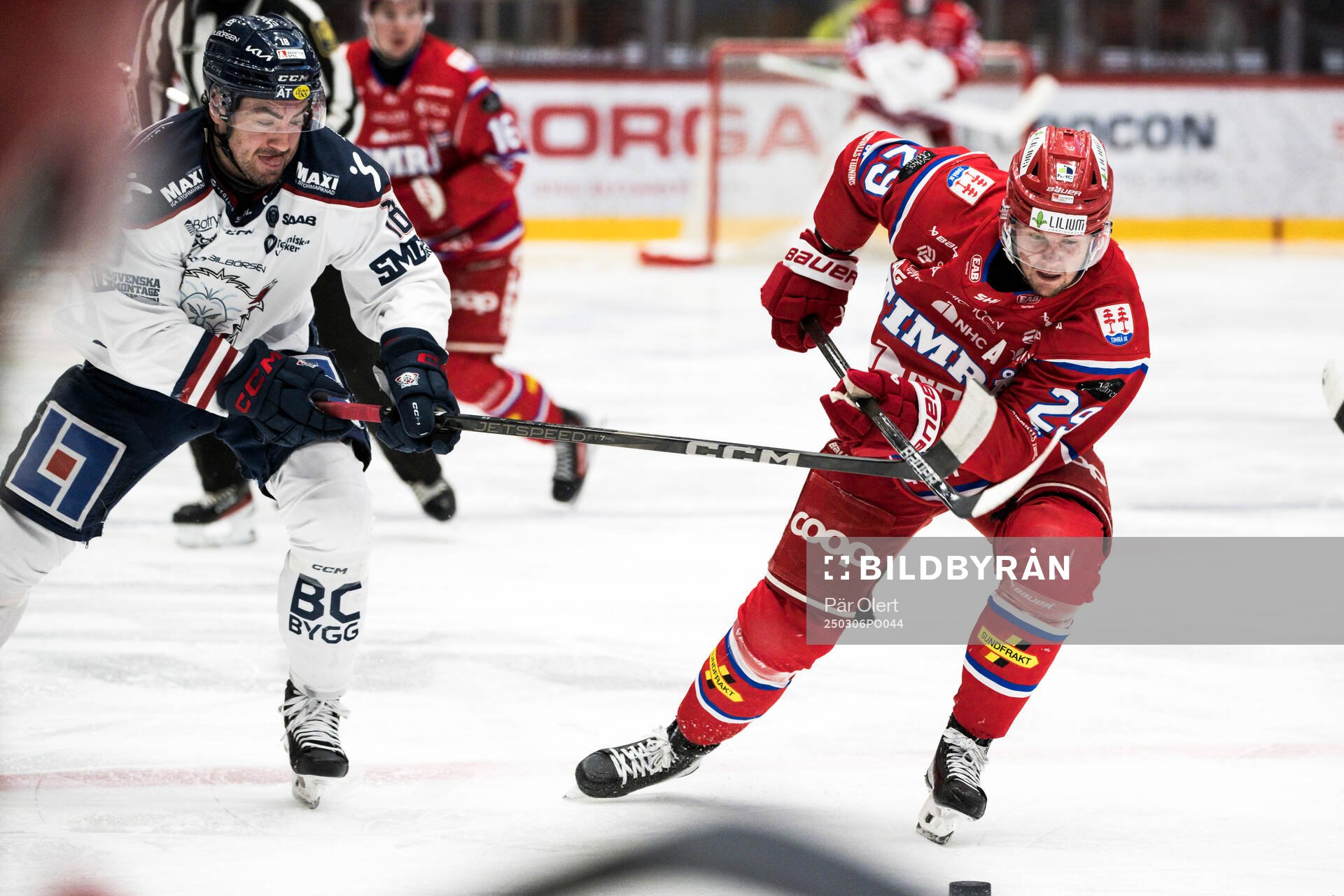 Linköpings Remi Elie och Timrås Filip Hållander