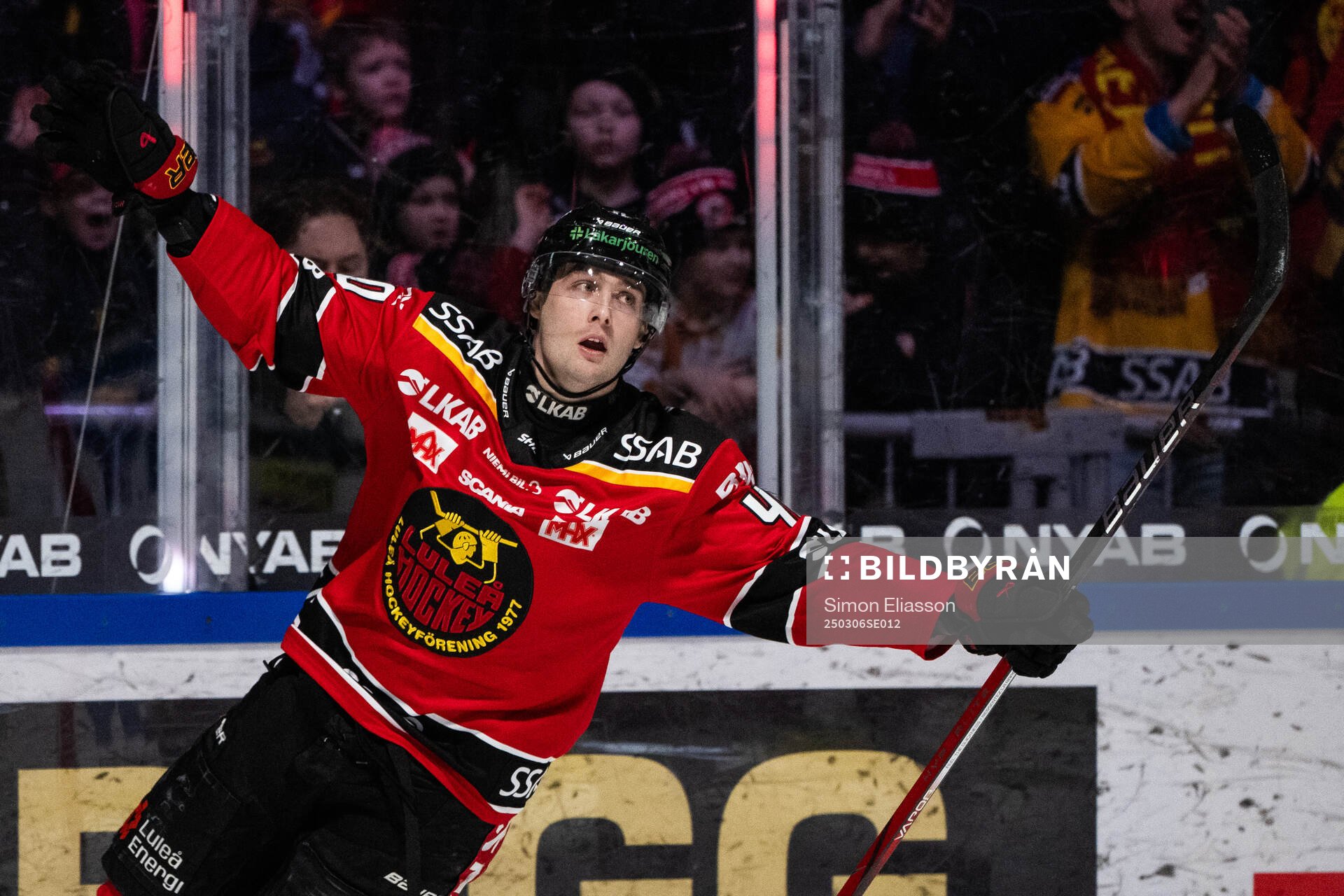 Luleås David Lilja jublar