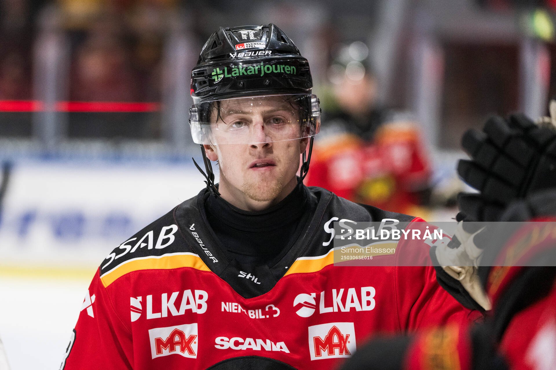 Luleås Jesper Sellgren jublar